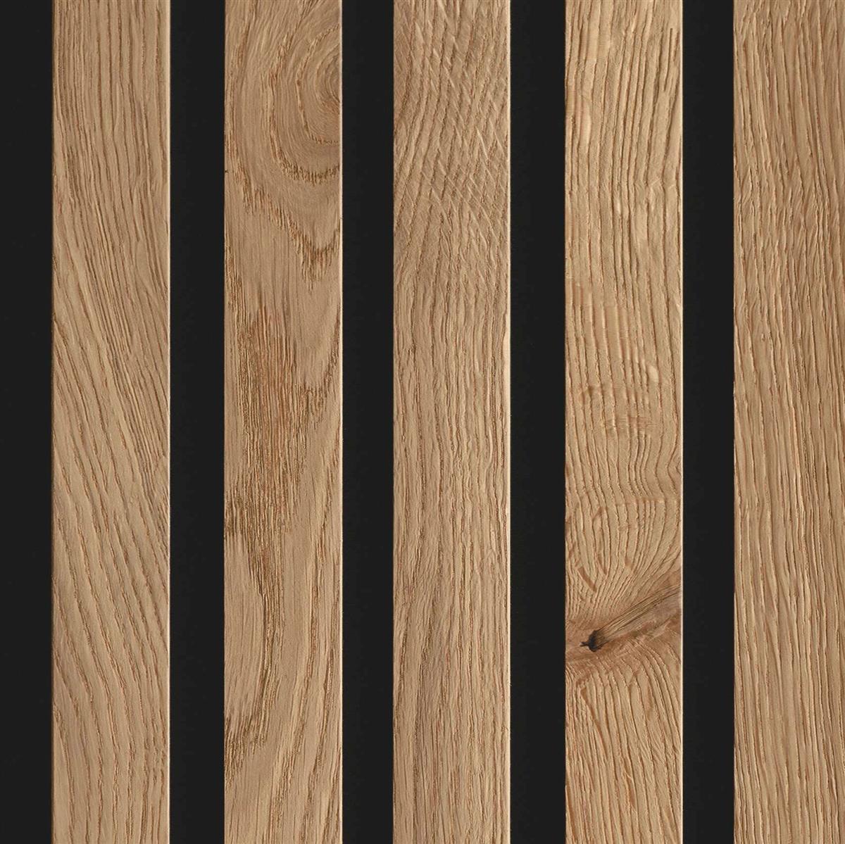 JOKA Paro Akustik Wandpaneele PAS360 240 cm Eiche Rustikal, schwarzes Vlies - geölt Echtholzpaneel JOKA Paro Akustik Wandpaneele PAS360 240 cm Eiche Rustikal, schwarzes Vlies - geölt Echtholzpaneel