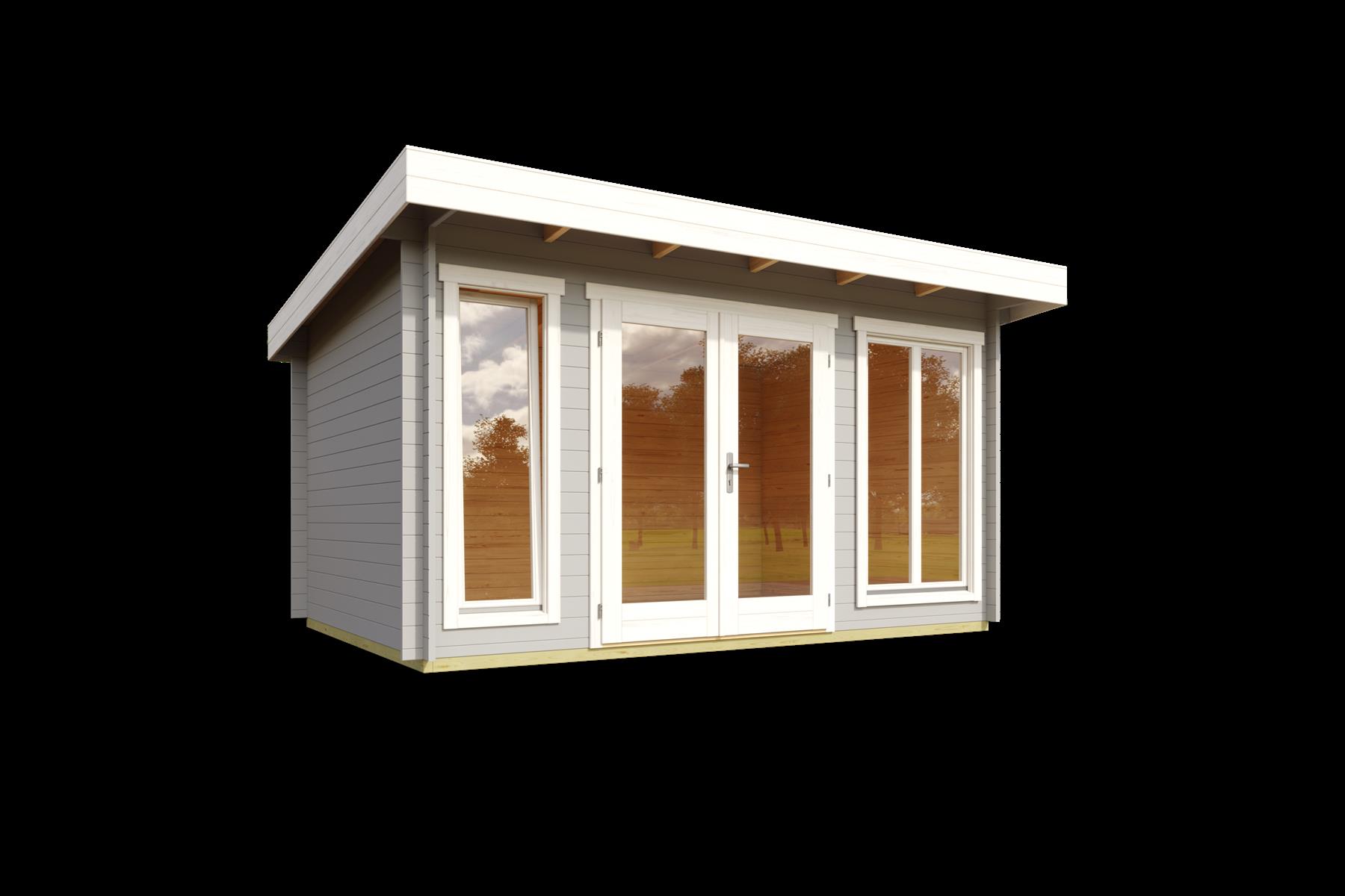Lasita Maja Dorset 2 Gartenhaus Blockhaus 34 mm, 390 x 300, Lichtgrau Lasita Maja Dorset 2 Gartenhaus Blockhaus 34 mm, 390 x 300, Lichtgrau