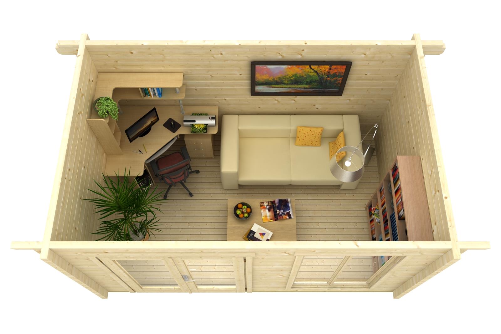 Lasita Maja Dorset 71 Ferienhaus 70 mm, 400 x 250, Naturbelassen Lasita Maja Dorset 71 Ferienhaus 70 mm, 400 x 250, Naturbelassen