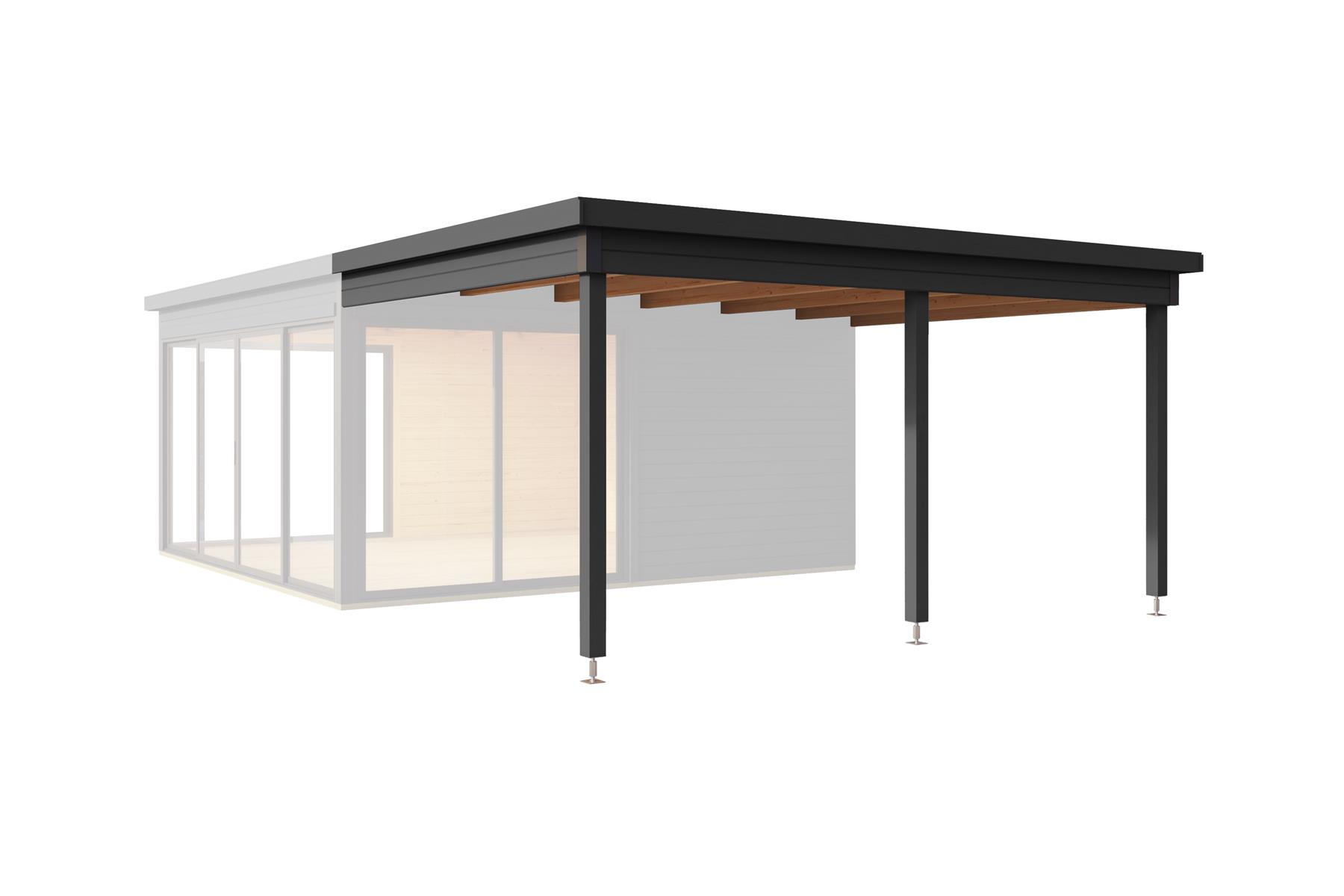 Lasita Maja Domeo 5 Dachverlängerung 44 mm, 300 x 418, Carbongrau Lasita Maja Domeo 5 Dachverlängerung 44 mm, 300 x 418, Carbongrau
