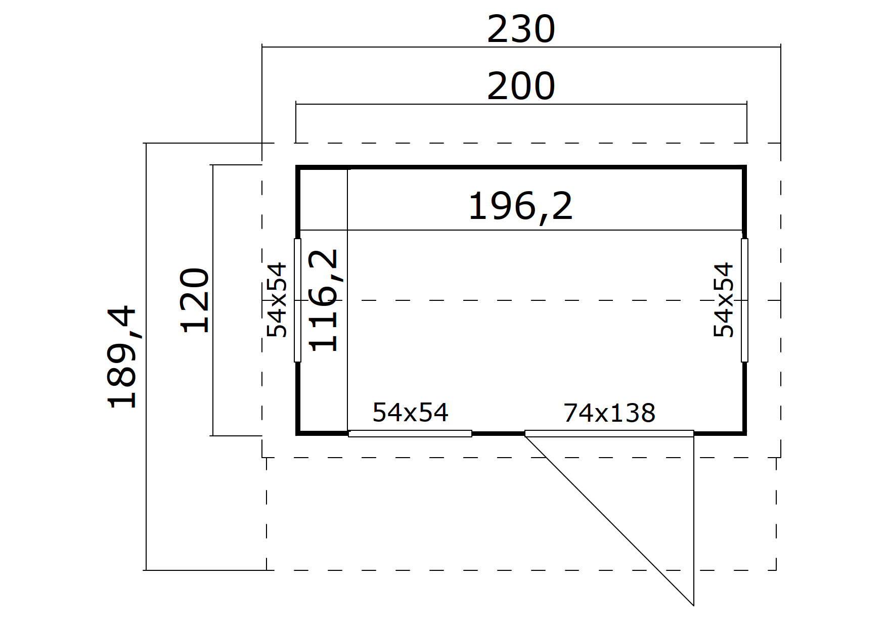 Lasita Maja Pingo Kinderspielhaus 19mm, Fundamentmass 200x120, Lichtgrau Lasita Maja Pingo Kinderspielhaus 19mm, Fundamentmass 200x120, Lichtgrau