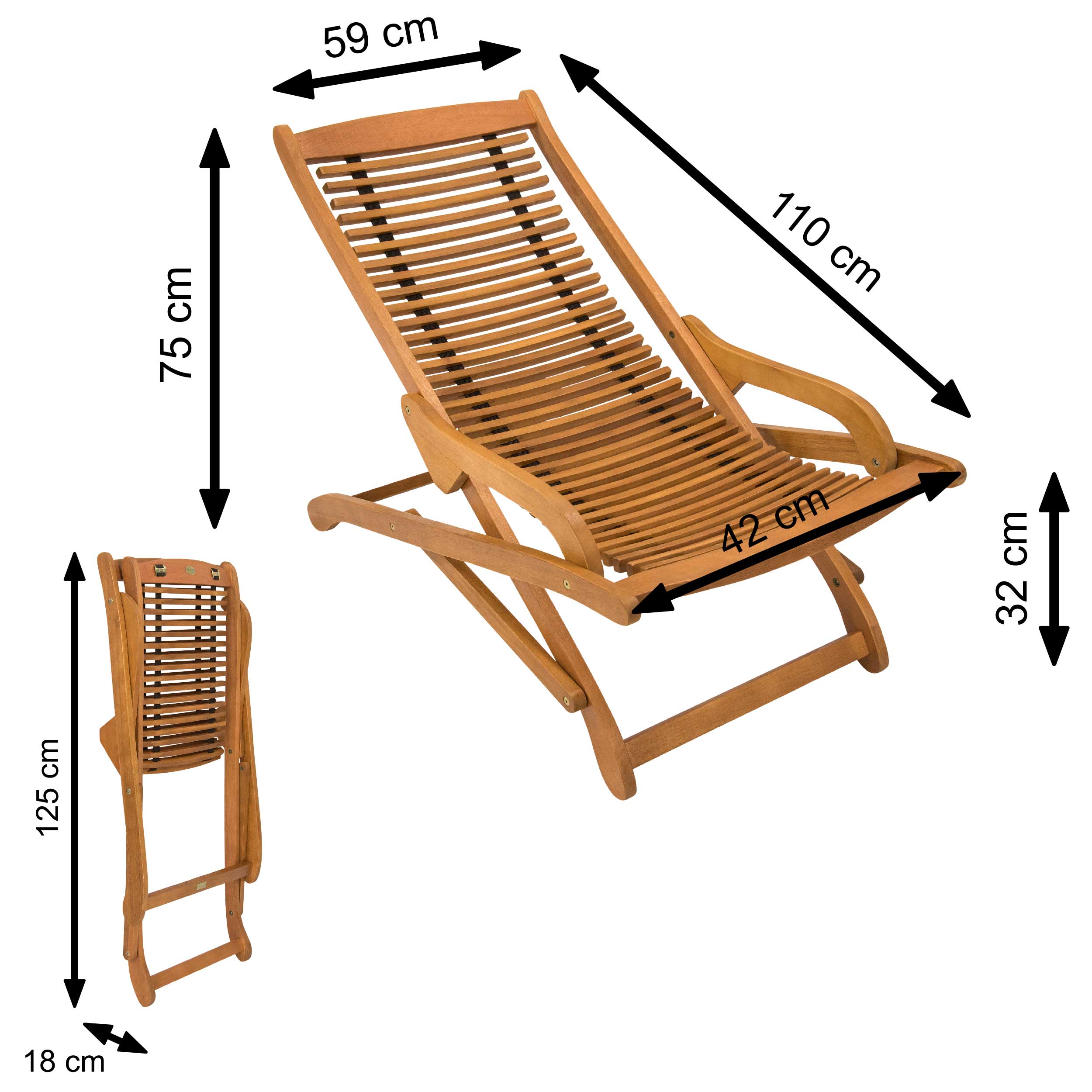Liegestuhl Relax Chair indoba Sun Flair