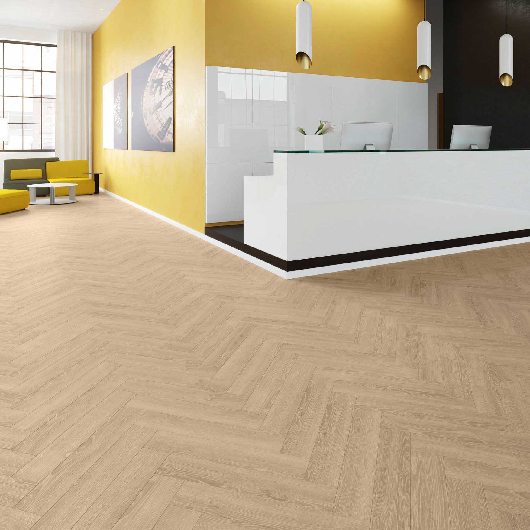 Klebevinyl JOKA Designböden Cycle 555 | 5384 Perfect Beige Oak Klebevinyl JOKA Designböden Cycle 555 | 5384 Perfect Beige Oak