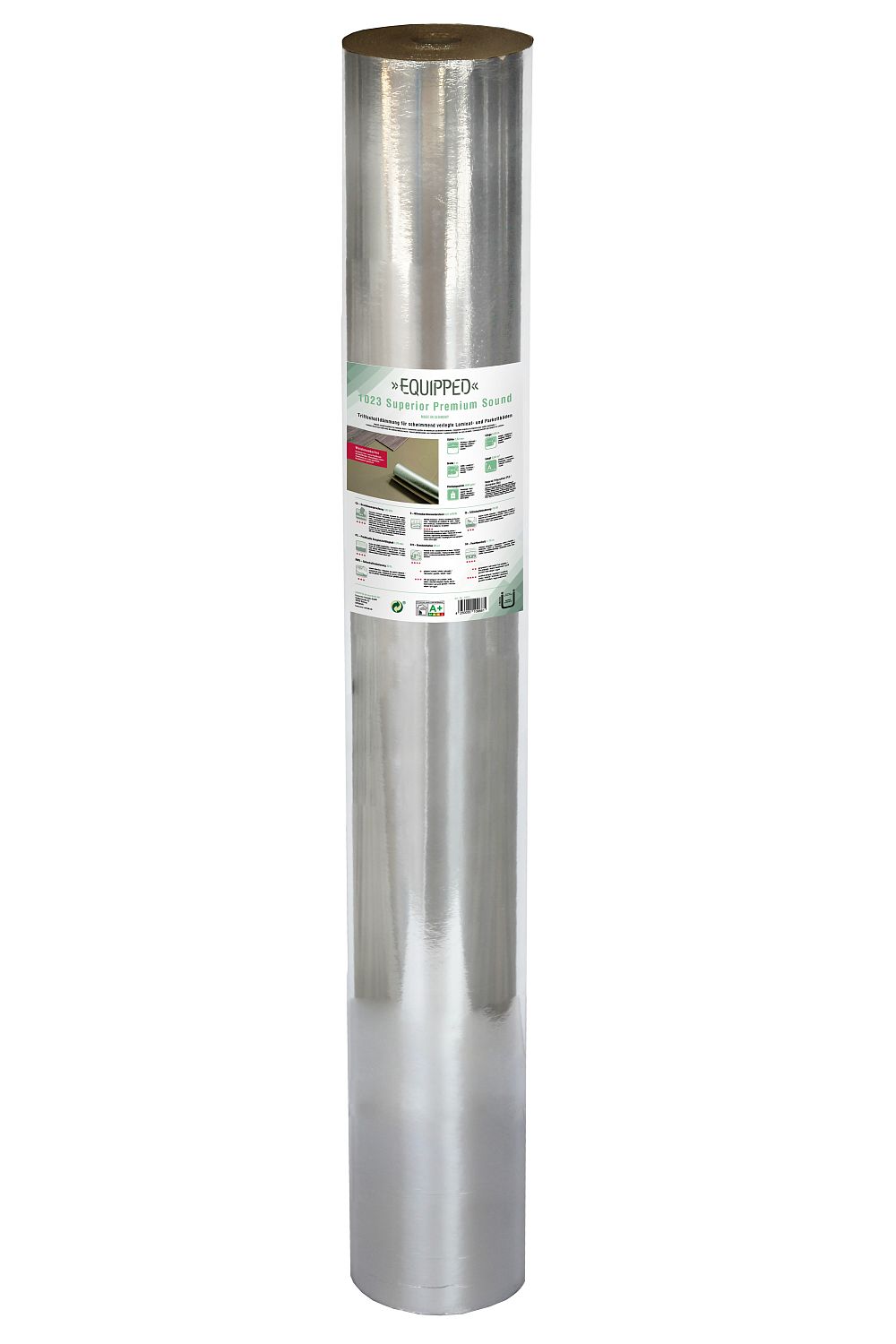 EQUIPPED 1023 Superior Premium Sound (2.8mm) - 5.5m²/Rolle - Breite 1m - Unterlage / Trittschalldämmung für Laminat