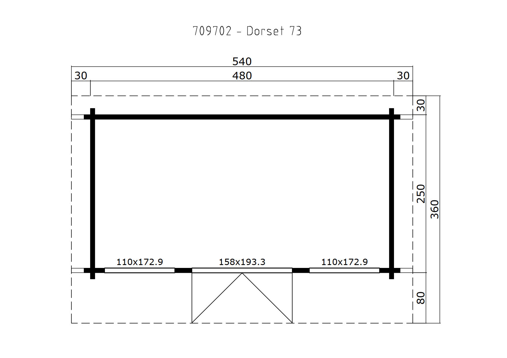 Lasita Maja Dorset 73 Ferienhaus 70 mm, 480 x 250, Naturbelassen Lasita Maja Dorset 73 Ferienhaus 70 mm, 480 x 250, Naturbelassen
