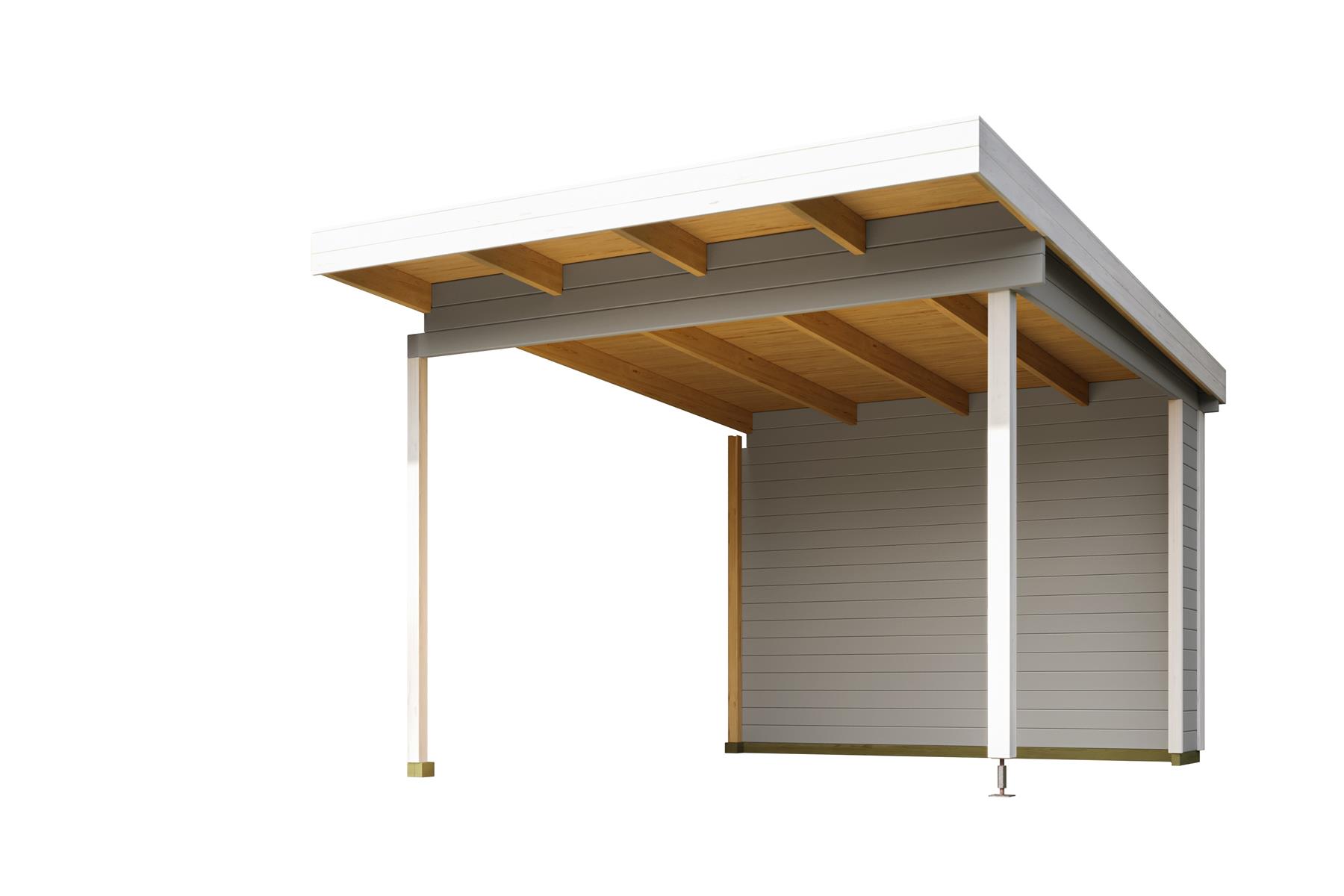 Lasita Maja Sicily Dachverlängerung Anbau für Sicily 44 mm, 300x350, Lichtgrau Lasita Maja Sicily Dachverlängerung Anbau für Sicily 44 mm, 300x350, Lichtgrau