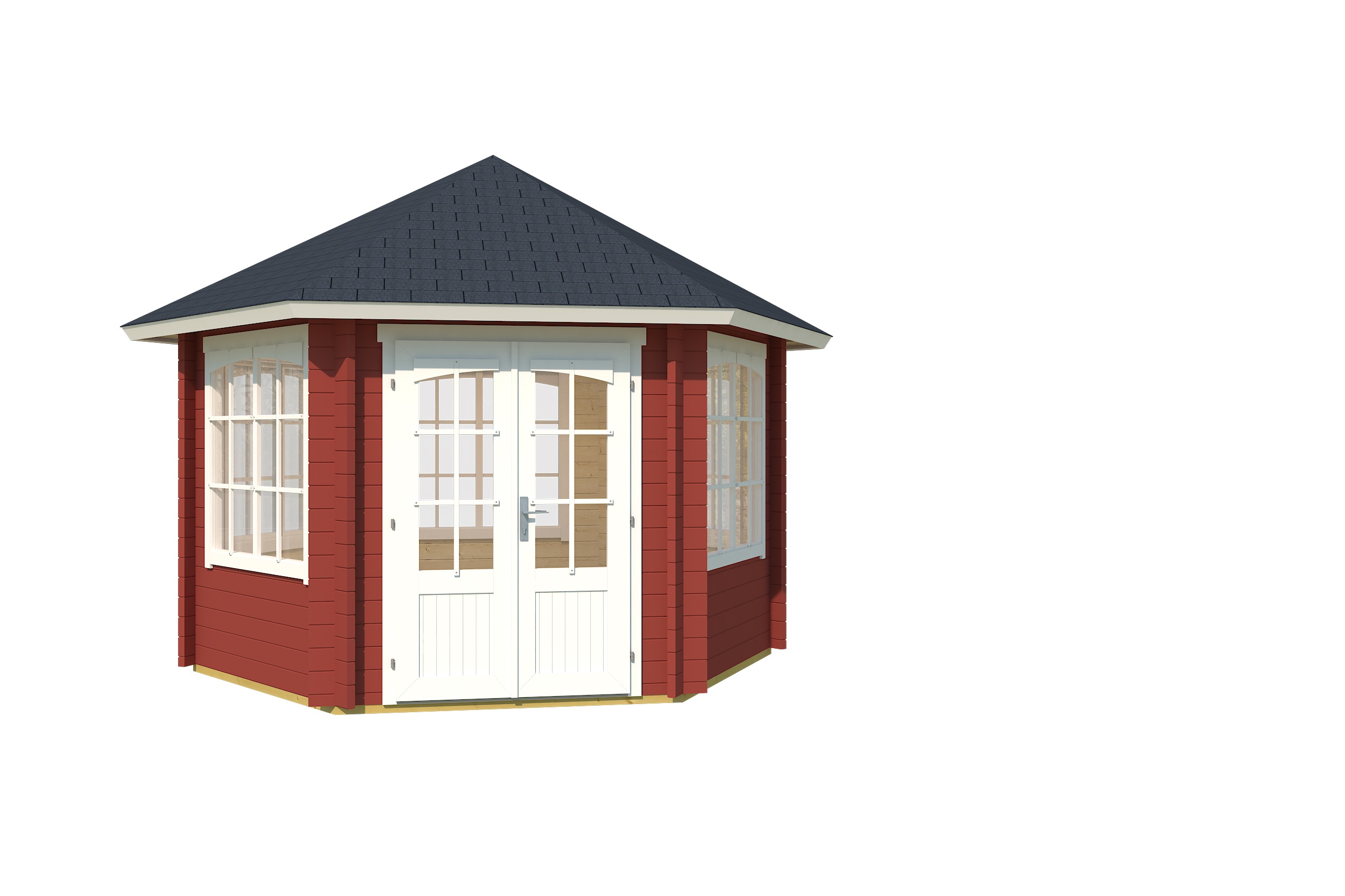 Lasita Maja Ilmenau Pavillion 44 mm, 350 x 303, Schwedenrot Lasita Maja Ilmenau Pavillion 44 mm, 350 x 303, Schwedenrot