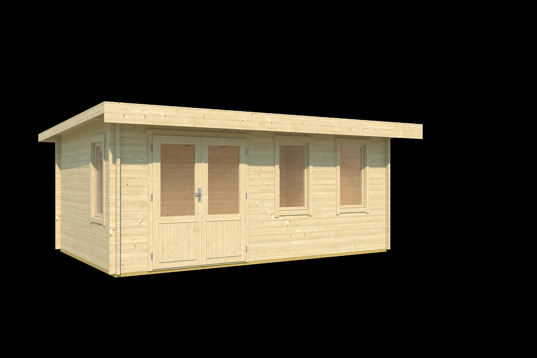 Lasita Maja Baruda 53 Gartenhaus Blockhaus 40 mm, 510 x 330, Naturbelassen Lasita Maja Baruda 53 Gartenhaus Blockhaus 40 mm, 510 x 330, Naturbelassen
