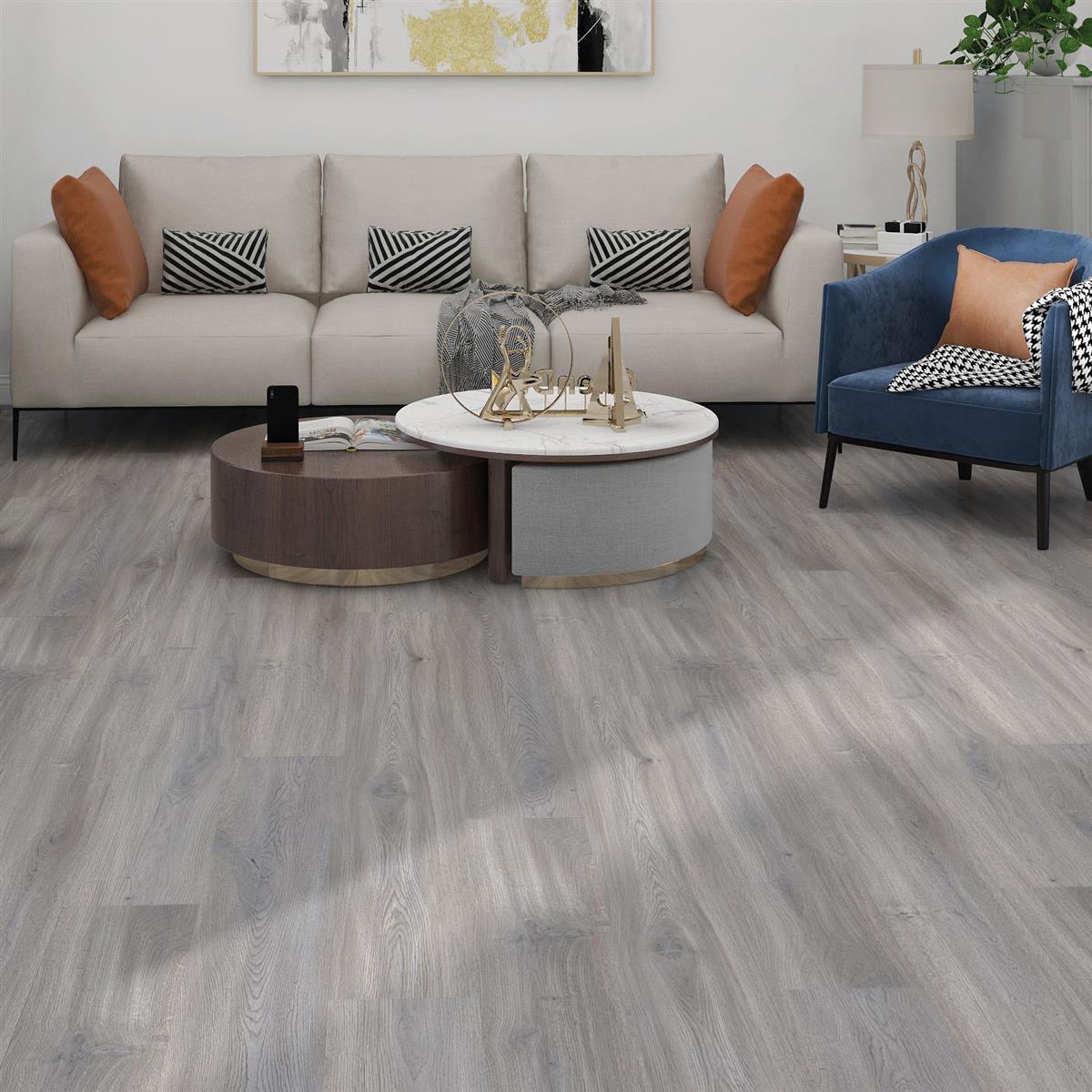 Klick-Vinyl inkl. Trittschall CHECK one Diele | 2463 Hagenow Eiche Klick-Vinyl inkl. Trittschall CHECK one Diele | 2463 Hagenow Eiche