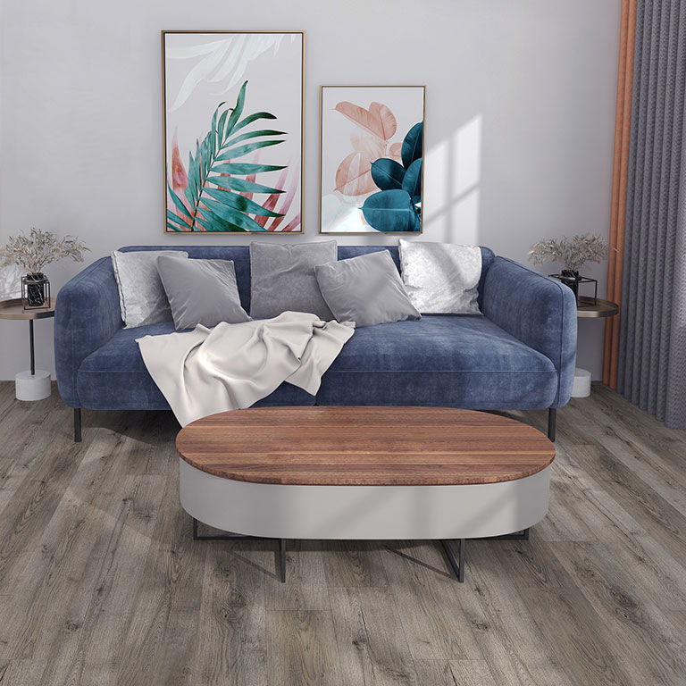 Klick-Vinyl inkl. Trittschall CHECK one Diele | 2464 Terpe Eiche Klick-Vinyl inkl. Trittschall CHECK one Diele | 2464 Terpe Eiche