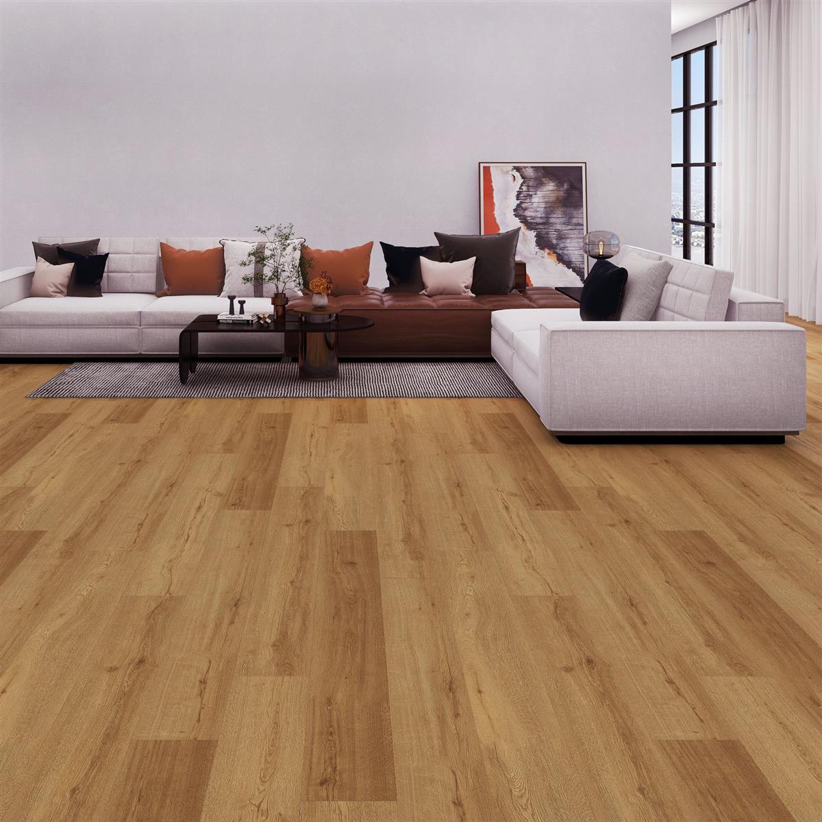 Klick-Vinyl inkl. Trittschall CHECK one Diele | 2467 Lohe Eiche Klick-Vinyl inkl. Trittschall CHECK one Diele | 2467 Lohe Eiche