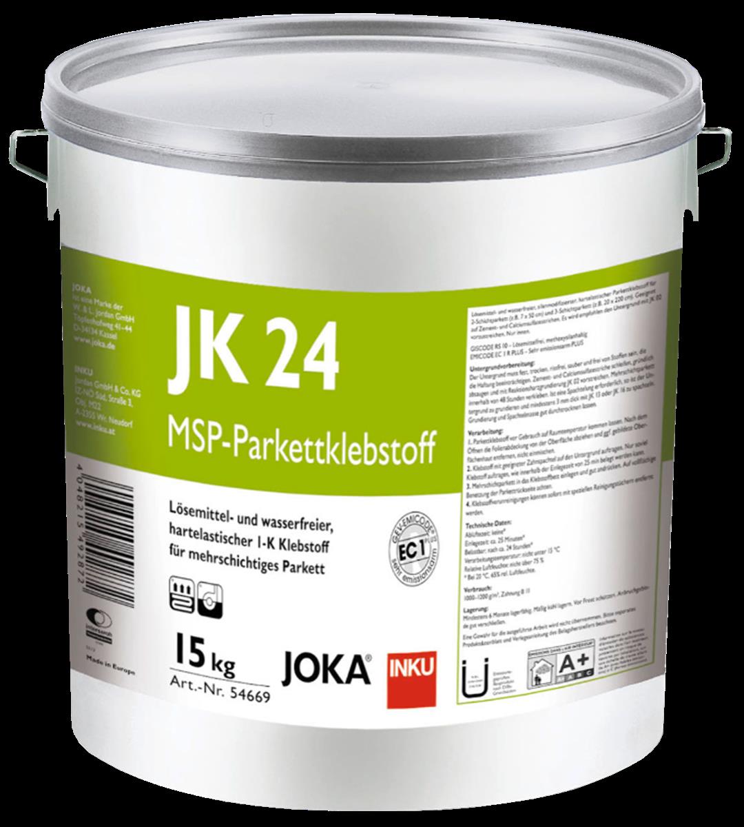 JOKA JK 24 SMP-Parkettklebstoff, Parkett kleber, Klebe 15kg #54669 JOKA JK 24 SMP-Parkettklebstoff, Parkett kleber, Klebe 15kg #54669