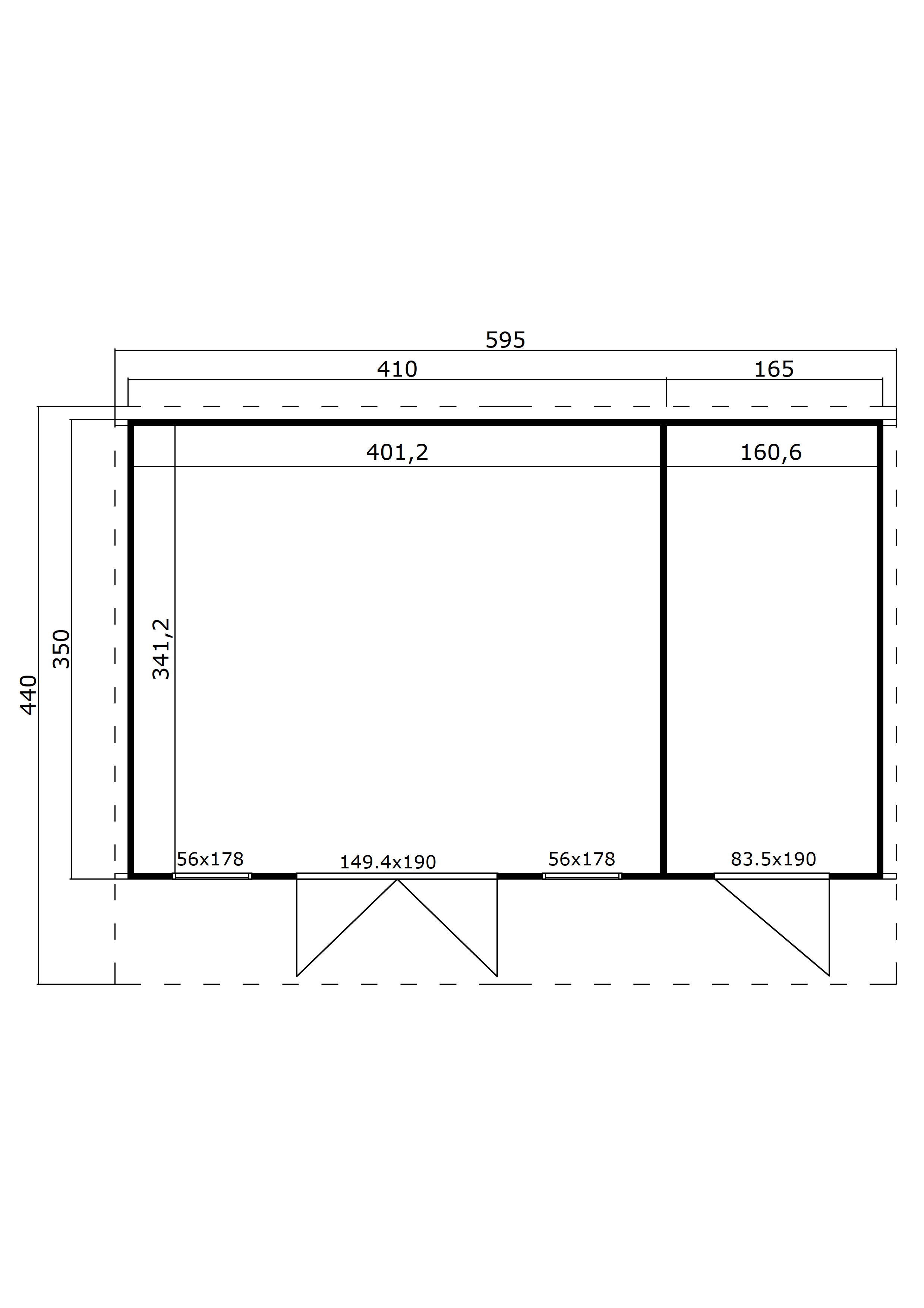 Lasita Maja Sicily 2 Gartenhaus Blockhaus 44 mm, 575x350, Carbongrau Lasita Maja Sicily 2 Gartenhaus Blockhaus 44 mm, 575x350, Carbongrau