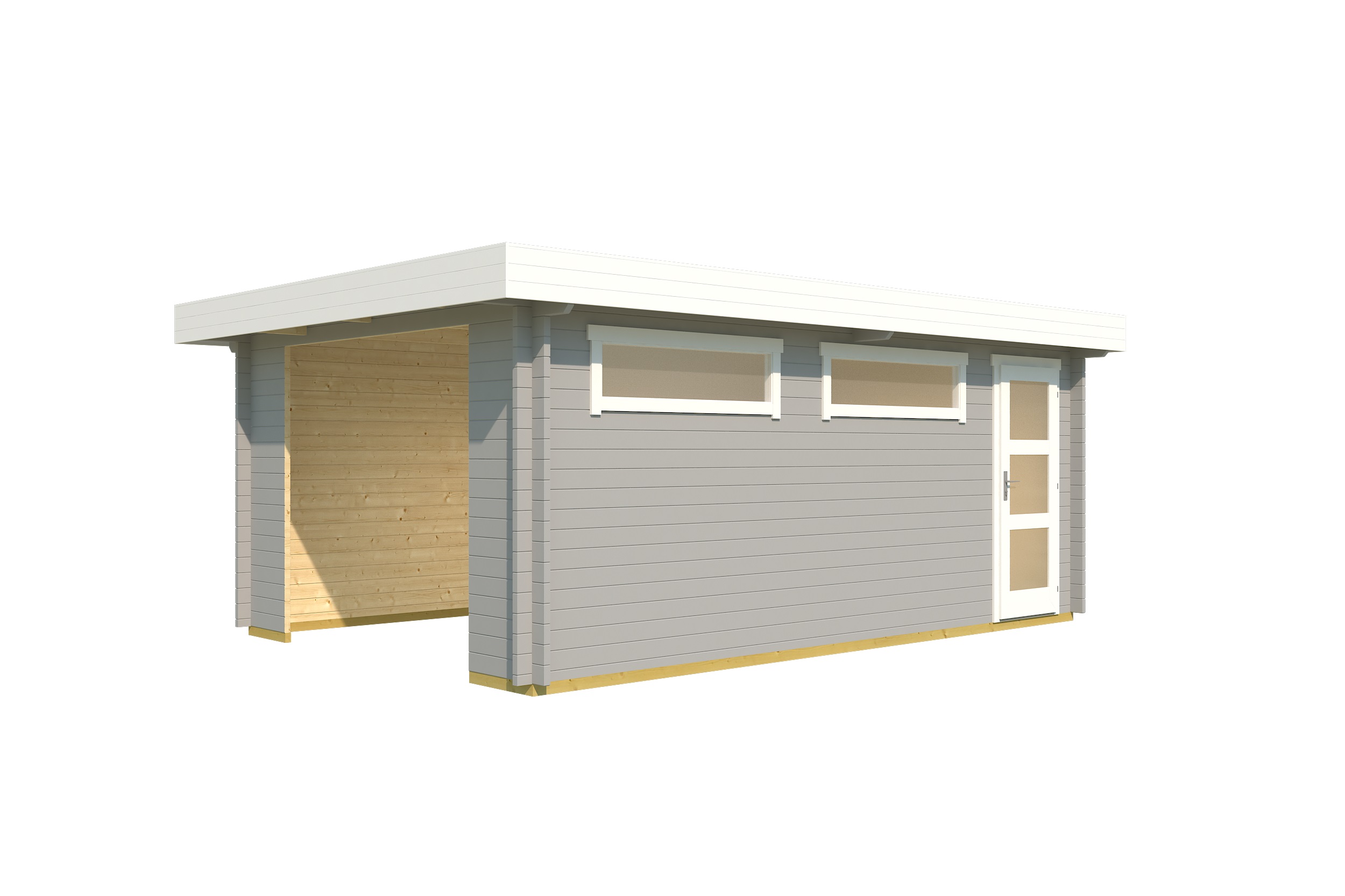 Lasita Maja Canberra Ohne Tor Garage 44 mm, 360 x 540, Lichtgrau Lasita Maja Canberra Ohne Tor Garage 44 mm, 360 x 540, Lichtgrau