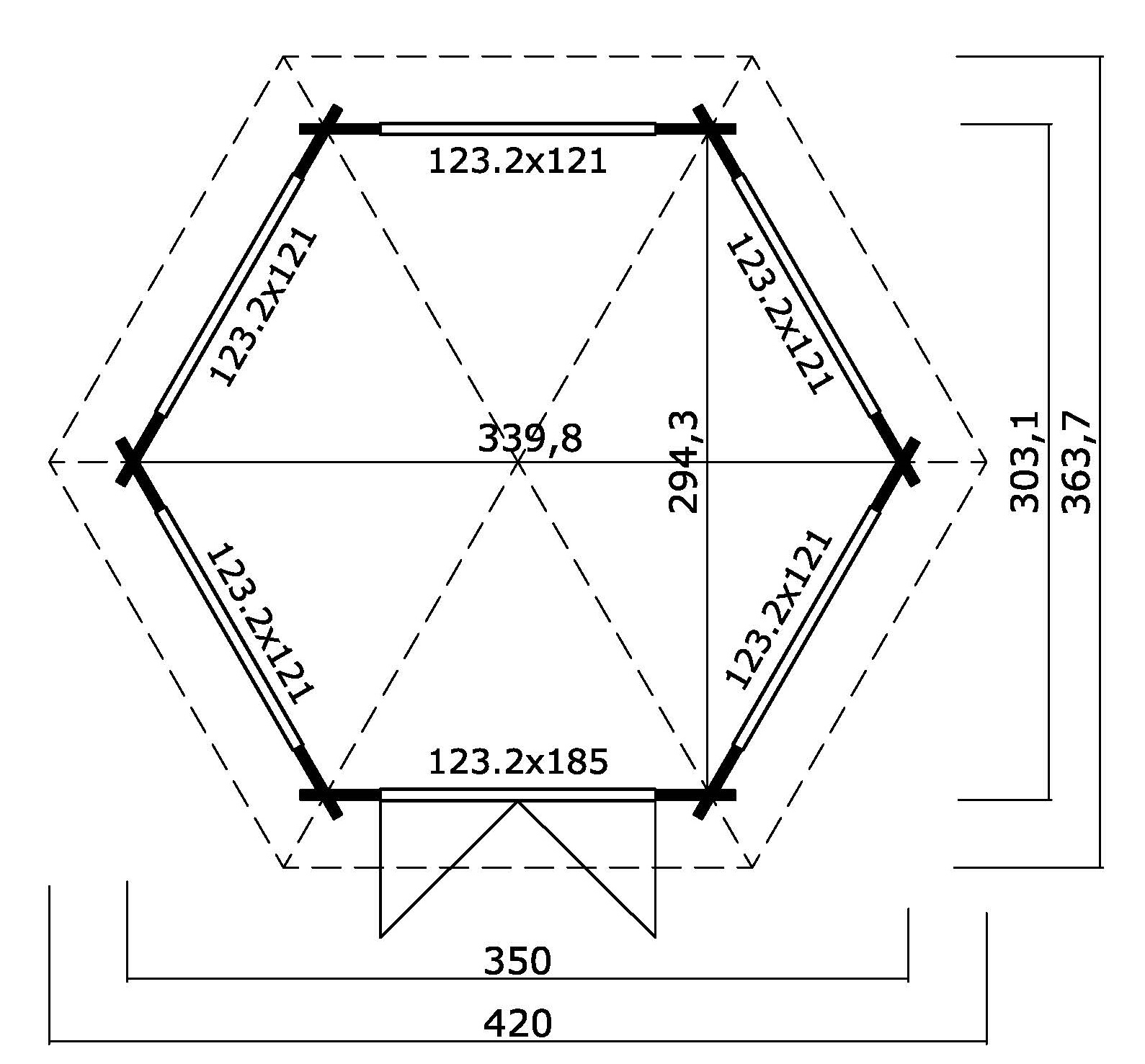 Lasita Maja Ilmenau Pavillion 44 mm, 350 x 303, Carbongrau