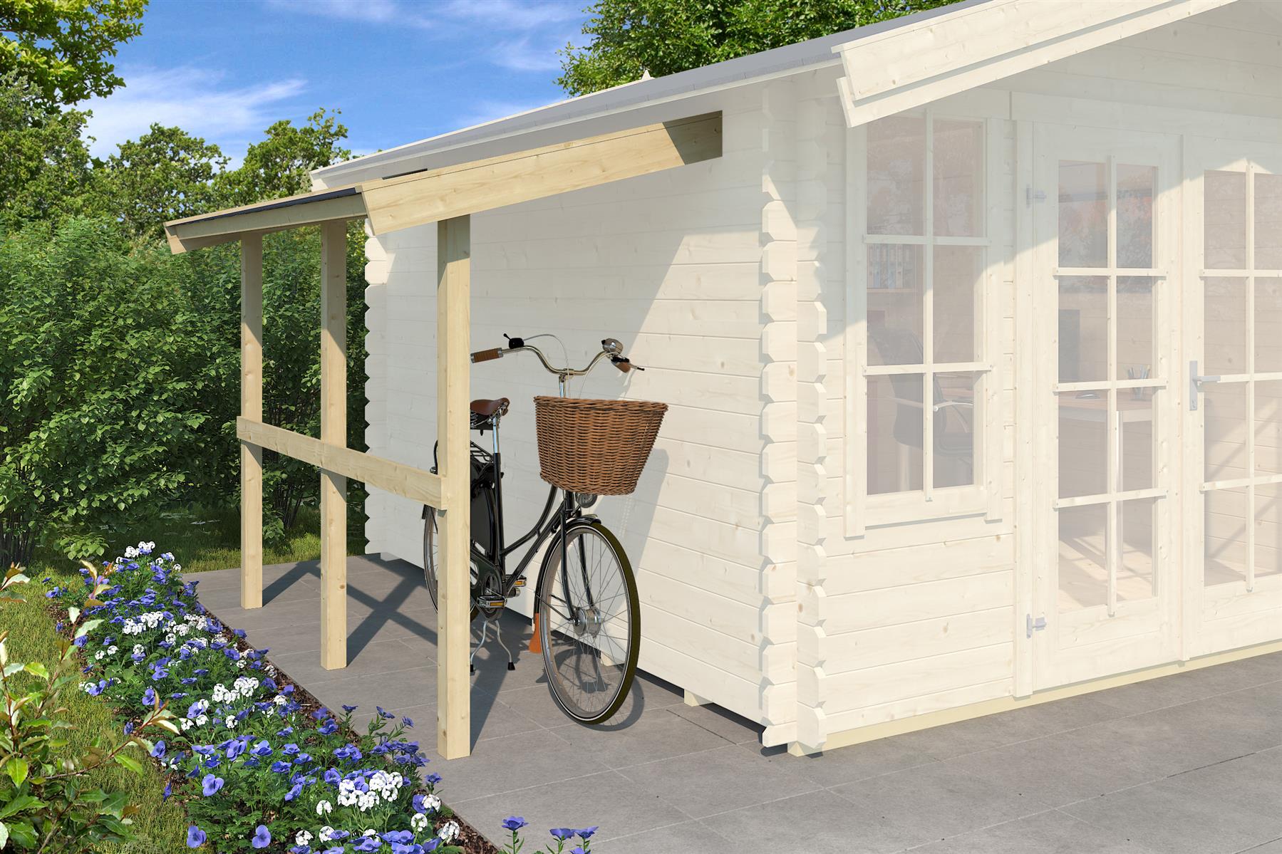 Lasita Maja Schleppdach 90 X 240 Schleppdach 28 mm, 2200x900, Naturbelassen Lasita Maja Schleppdach 90 X 240 Schleppdach 28 mm, 2200x900, Naturbelassen
