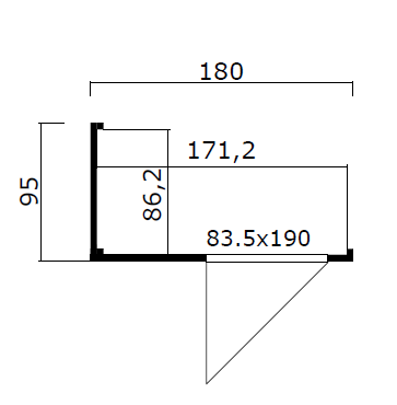 Lasita Maja Domeo Innenraum-Set S Innenraum 44 mm, 180 x 950, Naturbelassen Lasita Maja Domeo Innenraum-Set S Innenraum 44 mm, 180 x 950, Naturbelassen