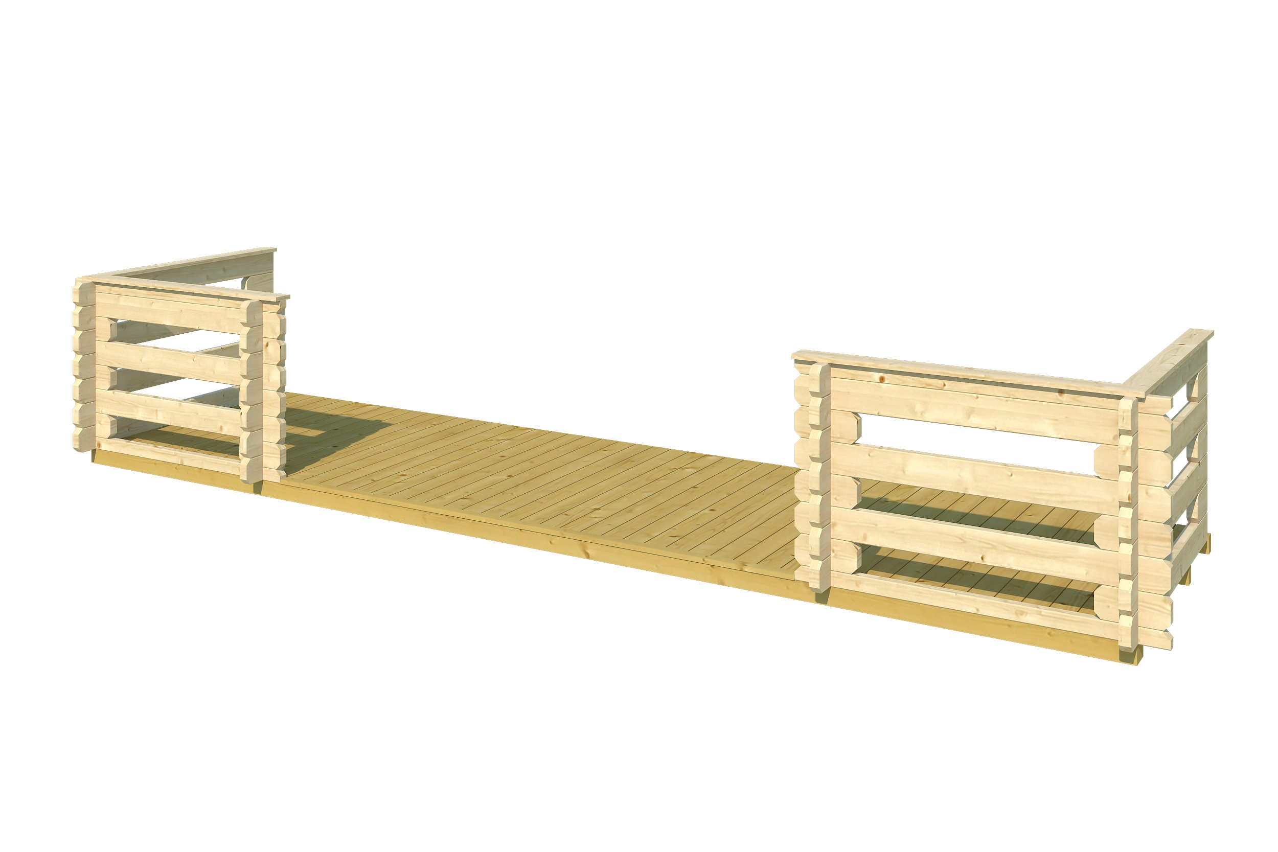 Lasita Maja Terrasse 40 48513 Terrasse 40 mm, 485 x 120, Naturbelassen