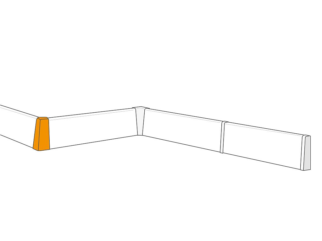 Equipped 1254 Außenecke Eiche 58mm Equipped 1254 Außenecke Eiche 58mm