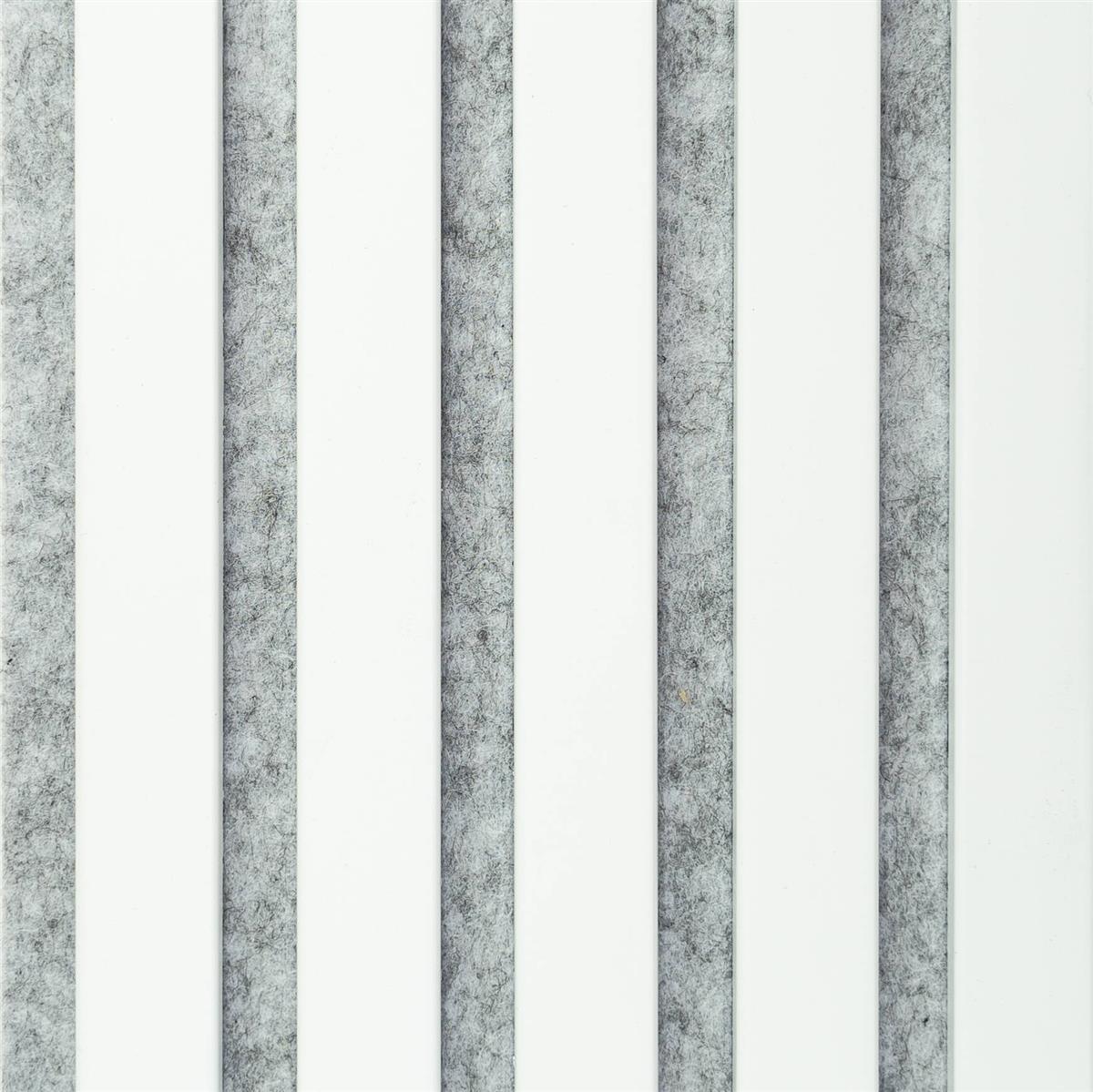 JOKA Paro Akustik Wandpaneele PAG220 279 cm Weiß lackiert 9016 ähnlich, graues Vlies