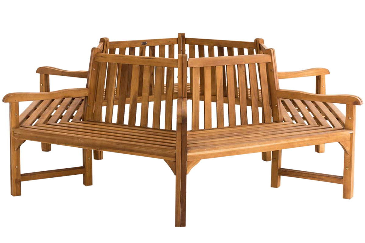 Baumbank Sonja mit Armlehnen 250 cm Baumbank Sonja mit Armlehnen 250 cm