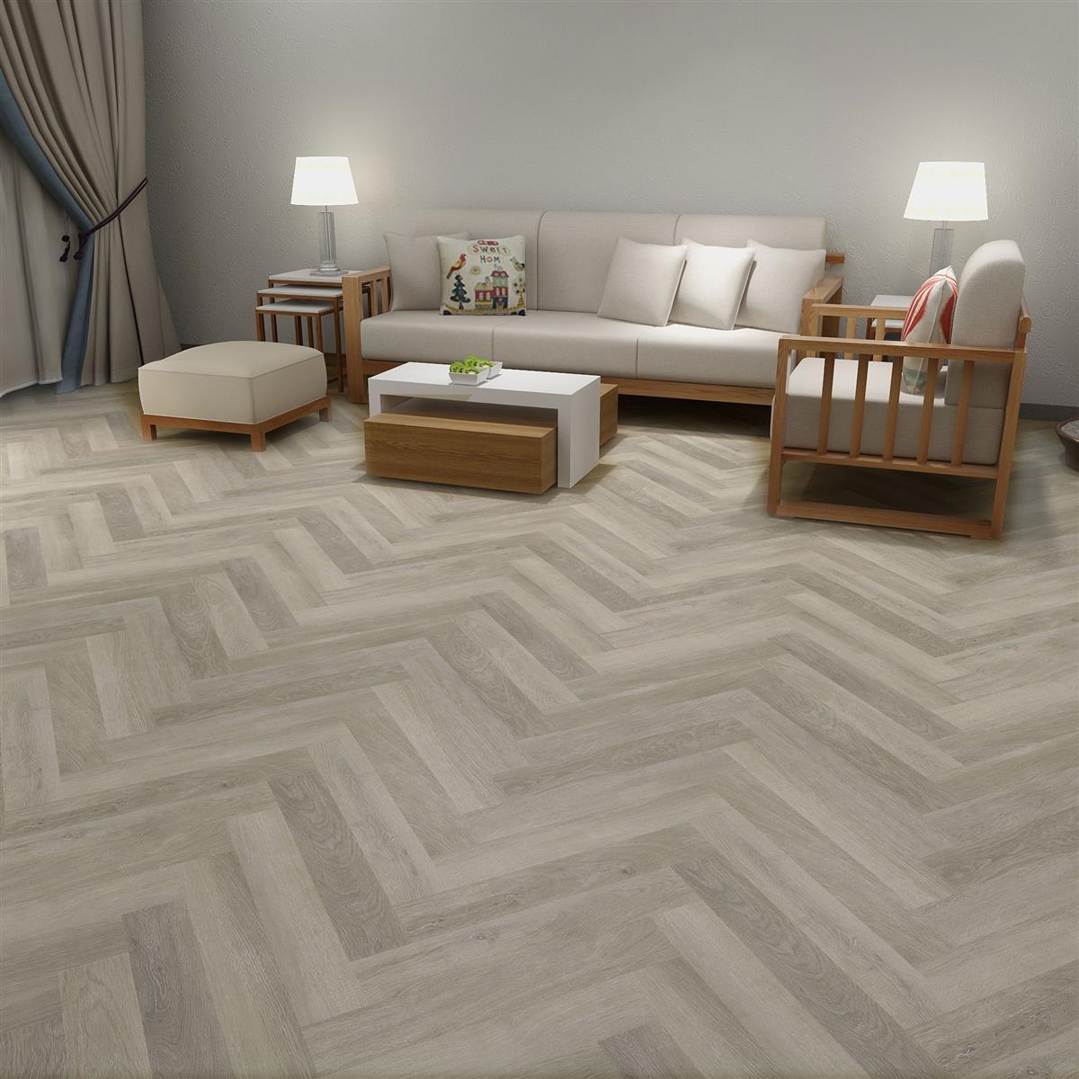 Klick-Vinyl inkl. Trittschall CHECK one Herringbone Premium | 2075H Fläming Eiche Klick-Vinyl inkl. Trittschall CHECK one Herringbone Premium | 2075H Fläming Eiche