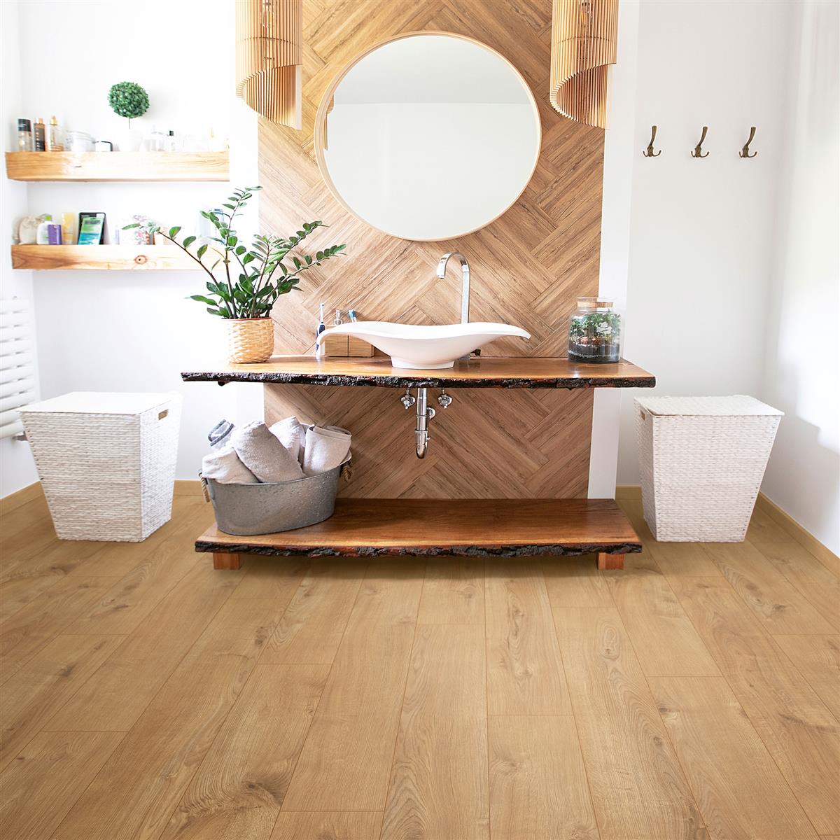 Klick-Vinyl CHECK green Designböden | Diele 2446 Wettringen Eiche Klick-Vinyl CHECK green Designböden | Diele 2446 Wettringen Eiche