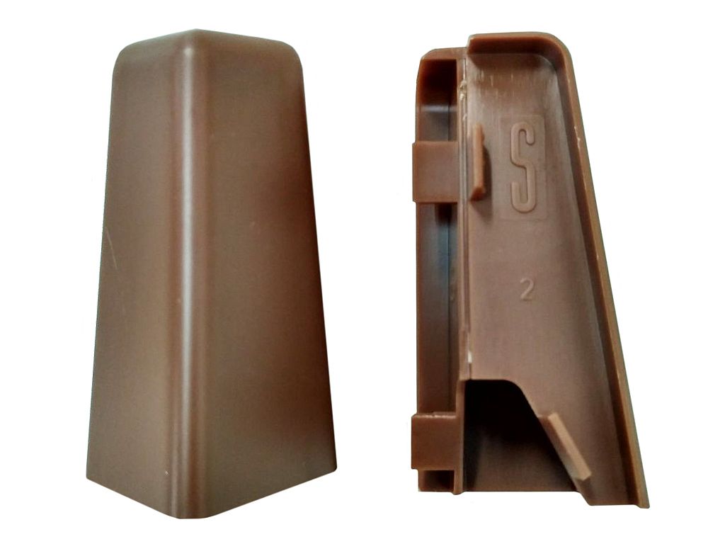 Equipped 1246 Außenecke Nussbaum 58mm Equipped 1246 Außenecke Nussbaum 58mm