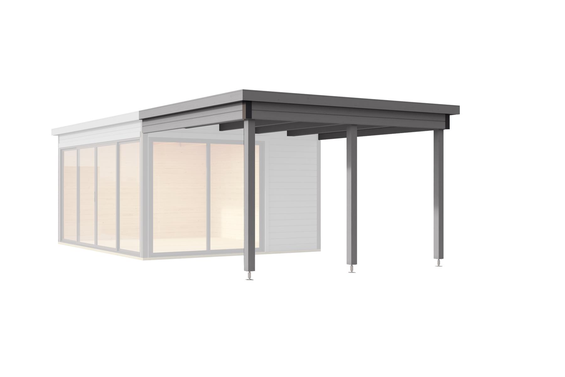 Lasita Maja Domeo 3 Und 4 Dachverlängerung 44 mm, 300 x 322, Lichtgrau Lasita Maja Domeo 3 Und 4 Dachverlängerung 44 mm, 300 x 322, Lichtgrau