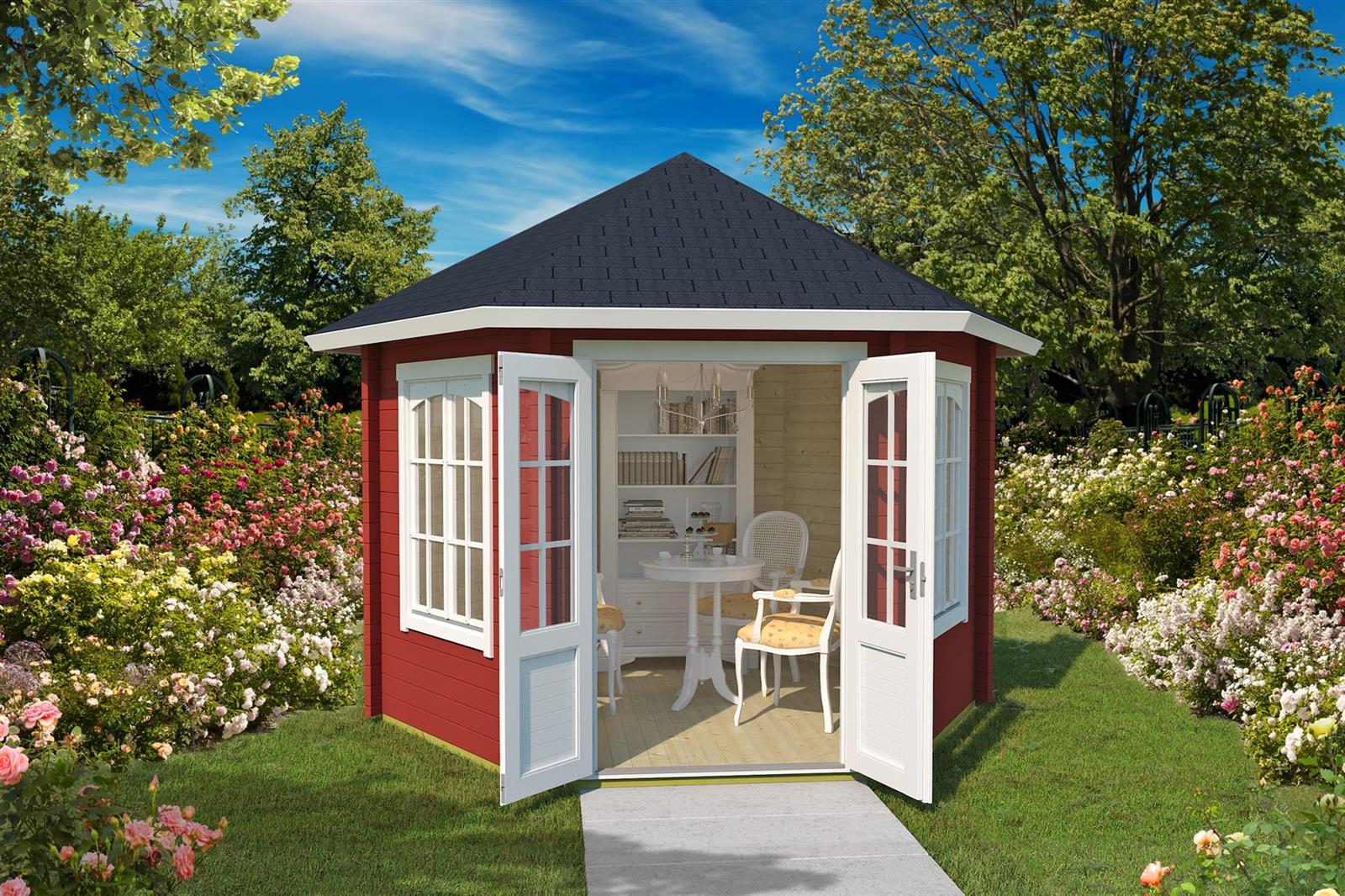 Lasita Maja Rivera 44 Pavillion 44 mm, 350 x 303, Schwedenrot Lasita Maja Rivera 44 Pavillion 44 mm, 350 x 303, Schwedenrot