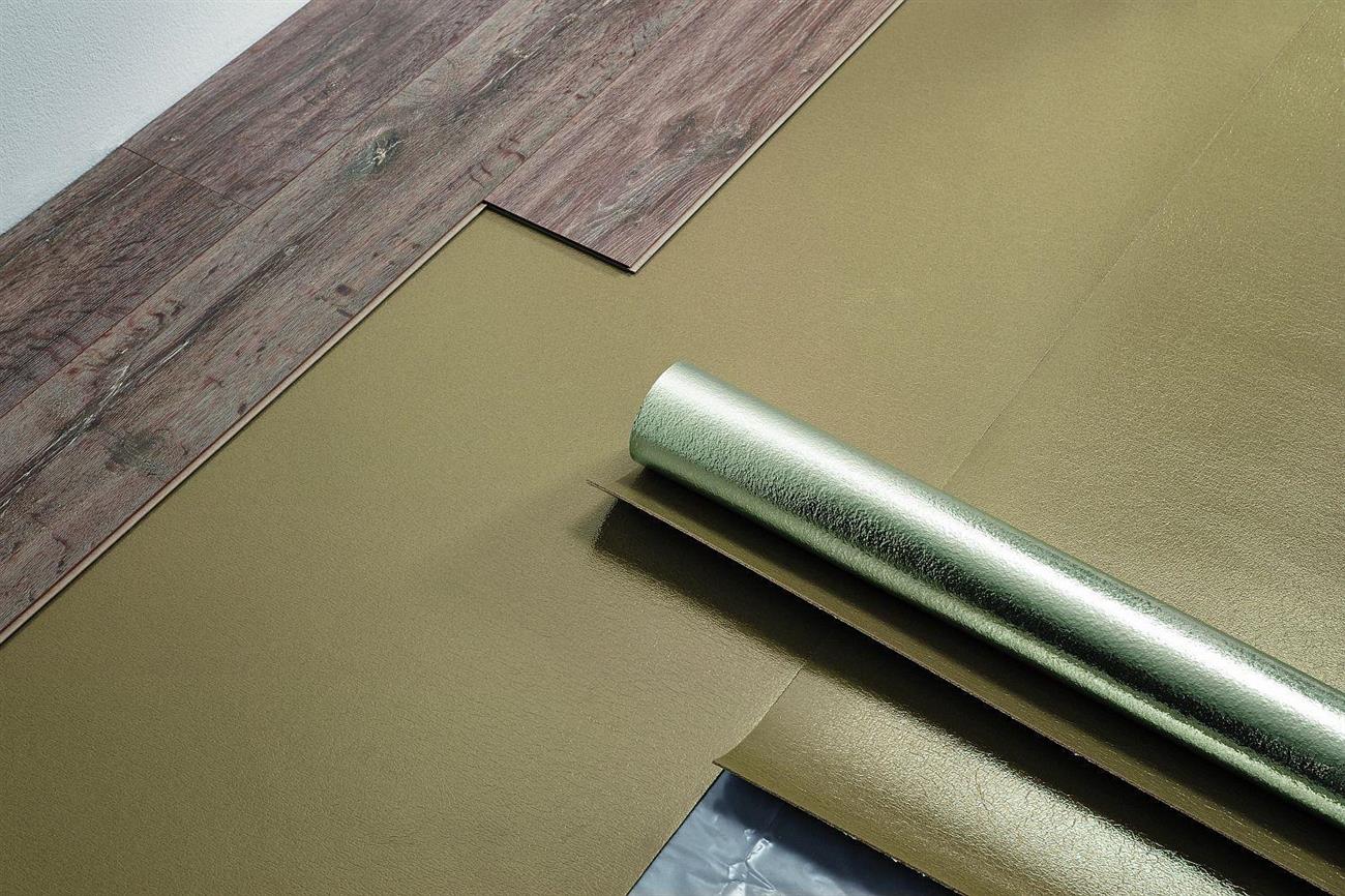 EQUIPPED 1023 Superior Premium Sound (2.8mm) - 5.5m²/Rolle - Breite 1m - Unterlage / Trittschalldämmung für Laminat EQUIPPED 1023 Superior Premium Sound (2.8mm) - 5.5m²/Rolle - Breite 1m - Unterlage / Trittschalldämmung für Laminat