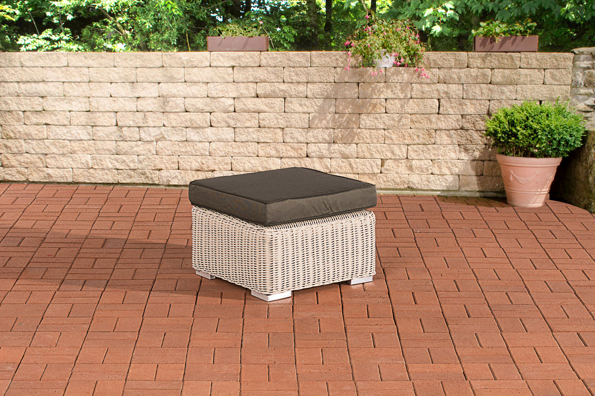 Hocker Bilbao / Madeira Anthrazit Hocker Bilbao / Madeira Anthrazit