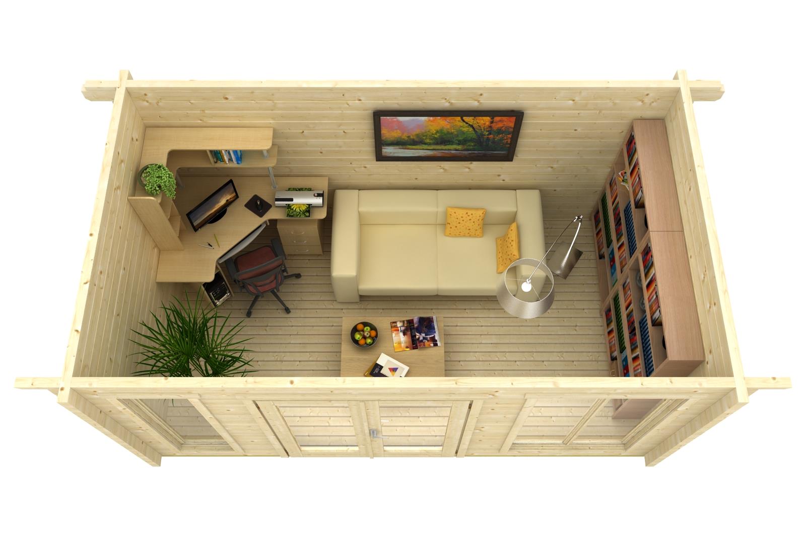 Lasita Maja Dorset 72 Ferienhaus 70 mm, 450 x 250, Naturbelassen Lasita Maja Dorset 72 Ferienhaus 70 mm, 450 x 250, Naturbelassen