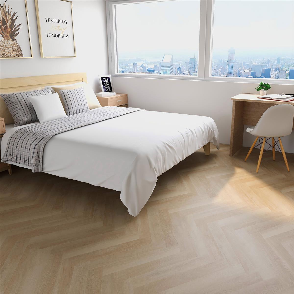 Klick-Vinyl inkl. Trittschall CHECK one Herringbone Premium | 2074H Prenzlau Eiche Klick-Vinyl inkl. Trittschall CHECK one Herringbone Premium | 2074H Prenzlau Eiche