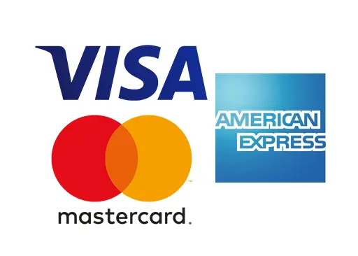 Visa - mastercard - American Express