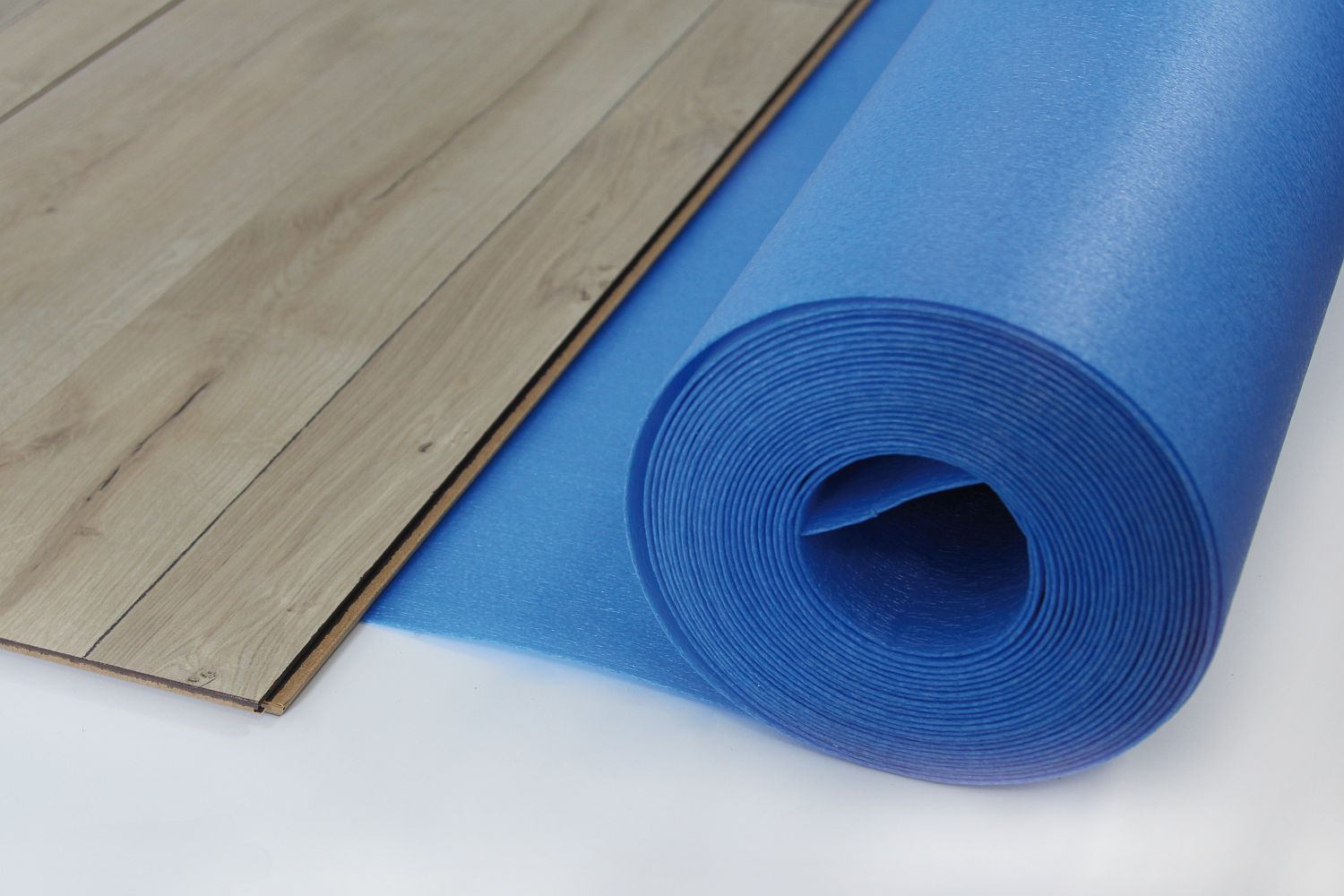 EQUIPPED 1018 Premium Foam blue - 25m²/Rolle - 2 Rollen/Beutel - Breite 1m - Unterlage / Trittschalldämmung für Laminat EQUIPPED 1018 Premium Foam blue - 25m²/Rolle - 2 Rollen/Beutel - Breite 1m - Unterlage / Trittschalldämmung für Laminat
