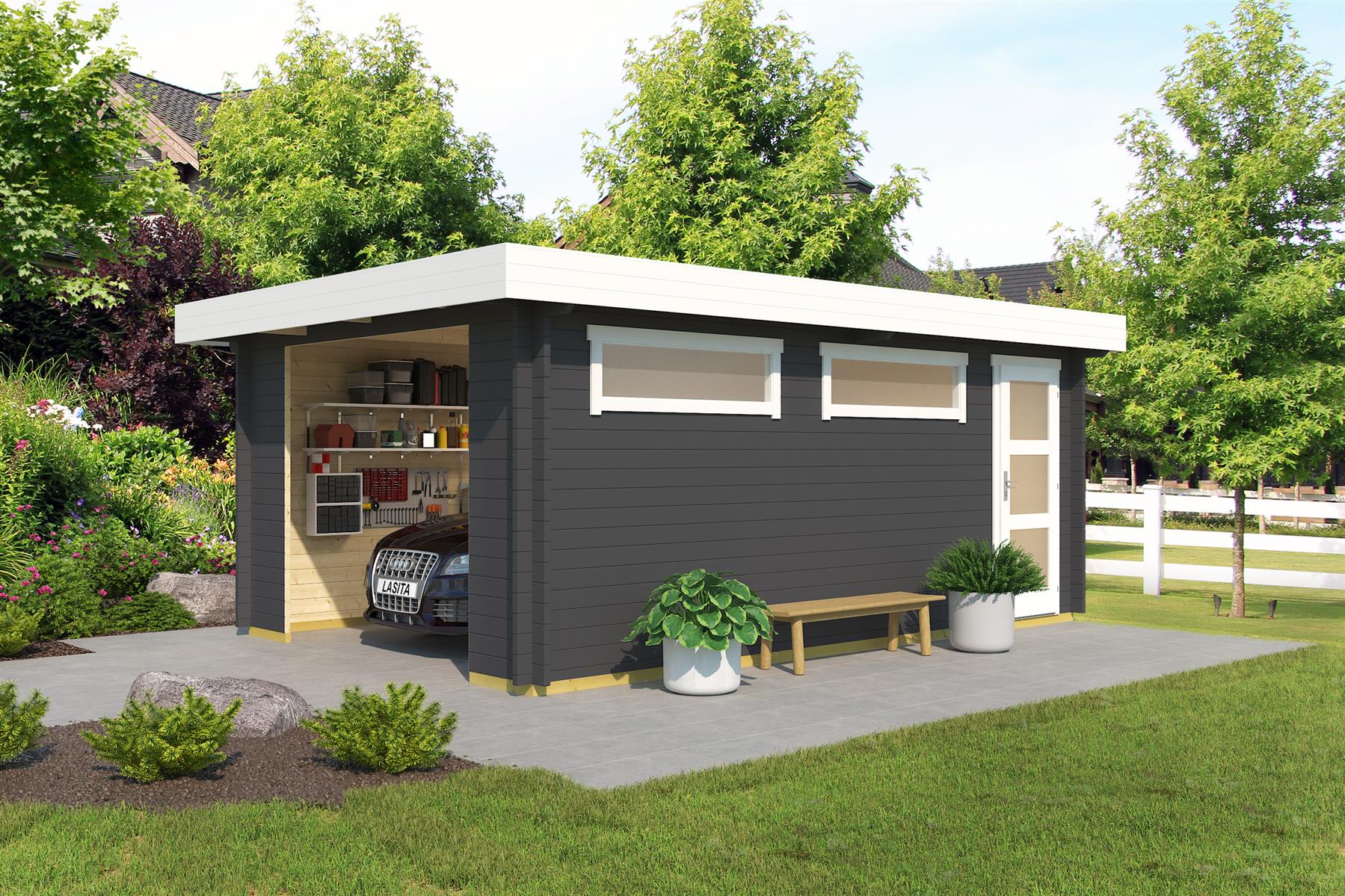 Lasita Maja Canberra Ohne Tor Garage 44 mm, 360 x 540, Carbongrau Lasita Maja Canberra Ohne Tor Garage 44 mm, 360 x 540, Carbongrau