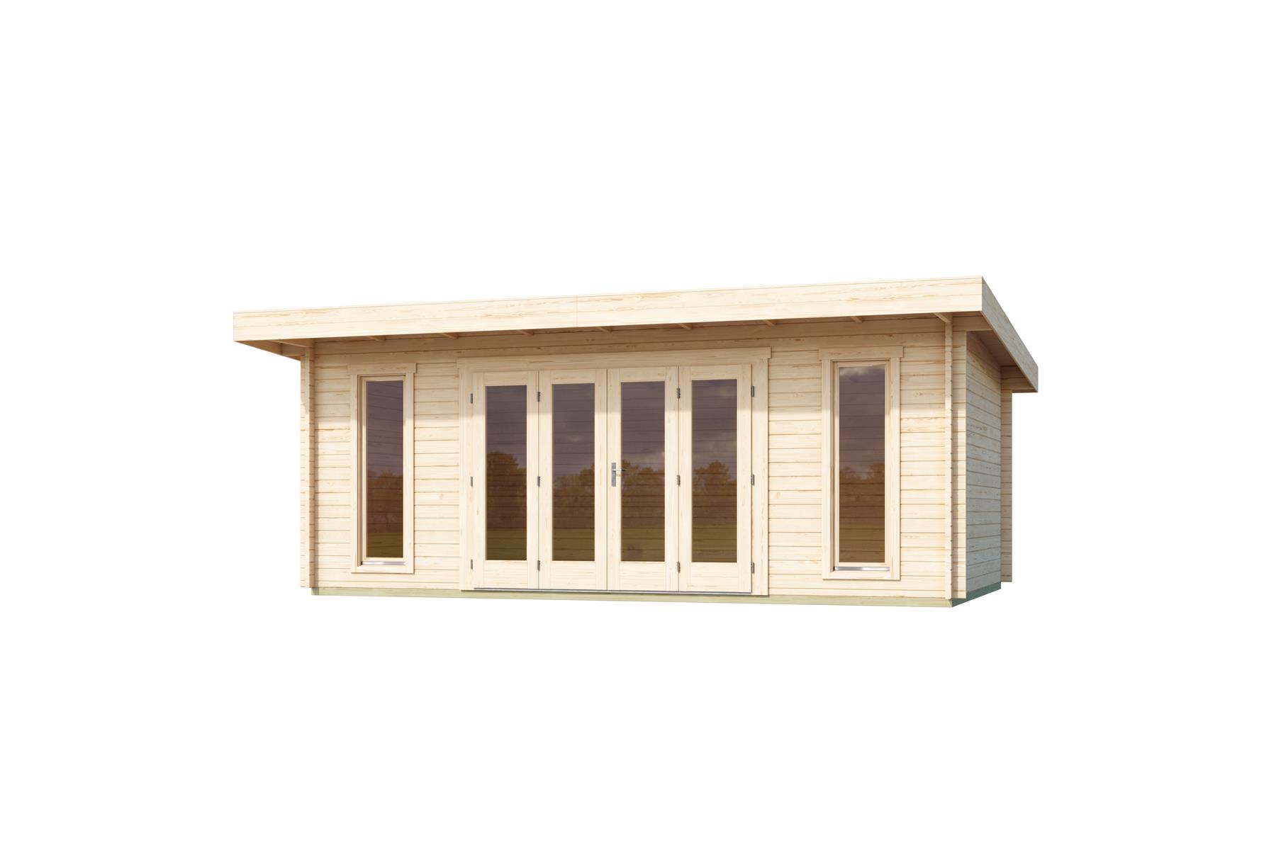 Lasita Maja Sussex 2 Gartenhaus Blockhaus 44 mm, 570 x 360, Naturbelassen Lasita Maja Sussex 2 Gartenhaus Blockhaus 44 mm, 570 x 360, Naturbelassen