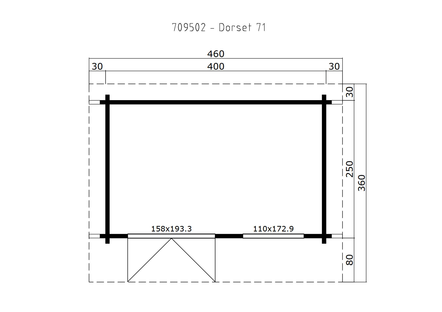 Lasita Maja Dorset 71 Ferienhaus 70 mm, 400 x 250, Naturbelassen Lasita Maja Dorset 71 Ferienhaus 70 mm, 400 x 250, Naturbelassen