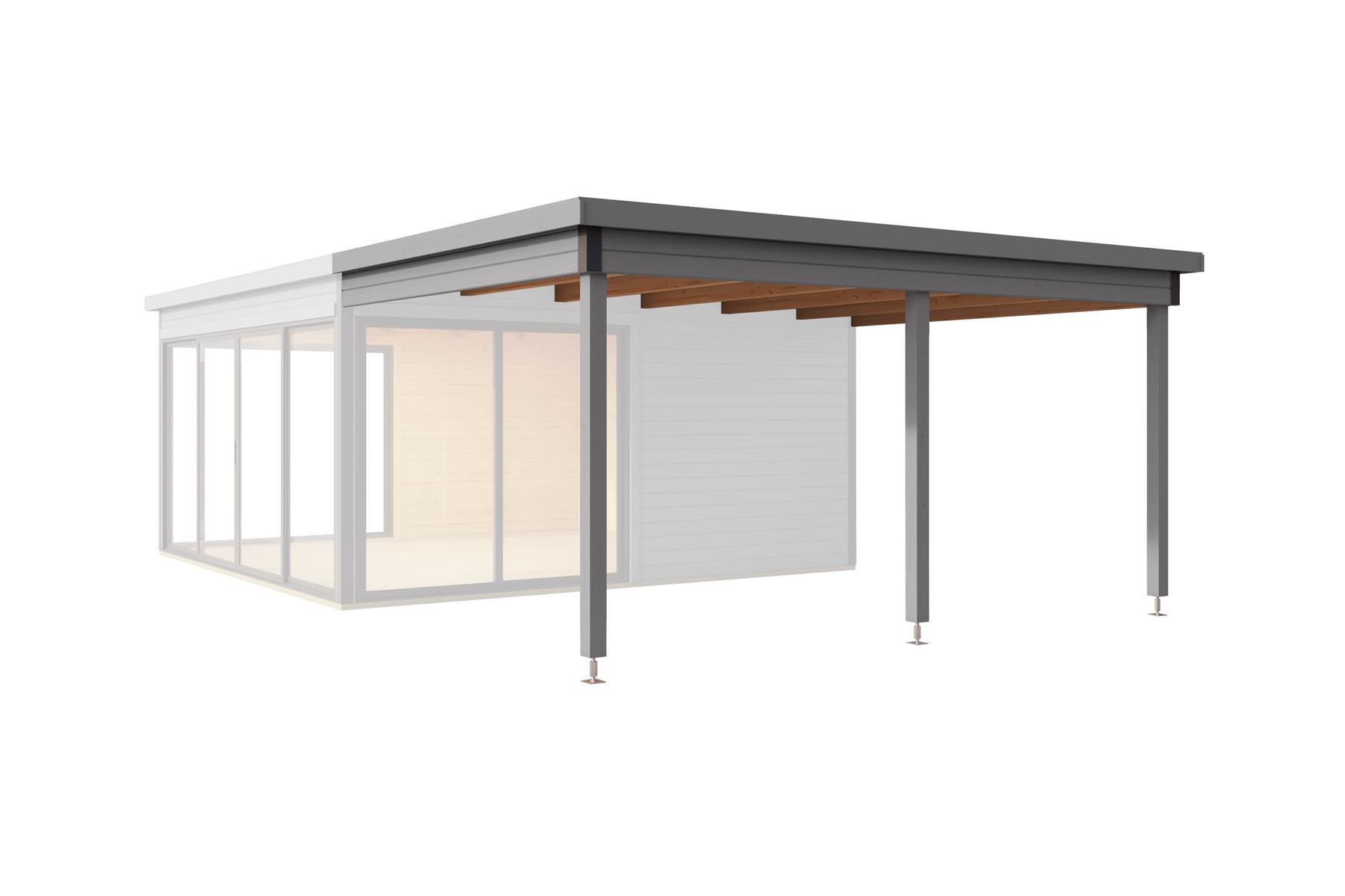 Lasita Maja Domeo 5 Dachverlängerung 44 mm, 300 x 418, Lichtgrau Lasita Maja Domeo 5 Dachverlängerung 44 mm, 300 x 418, Lichtgrau