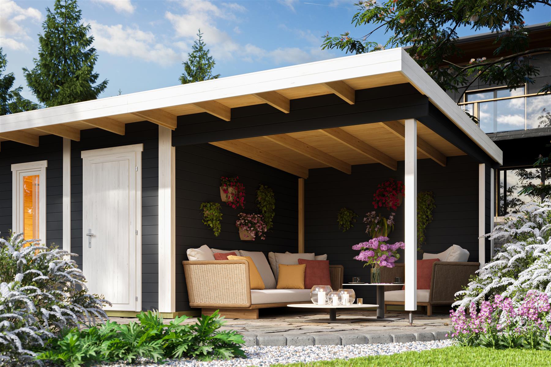 Lasita Maja Sicily Dachverlängerung Anbau für Sicily 44 mm, 300x350, Carbongrau Lasita Maja Sicily Dachverlängerung Anbau für Sicily 44 mm, 300x350, Carbongrau