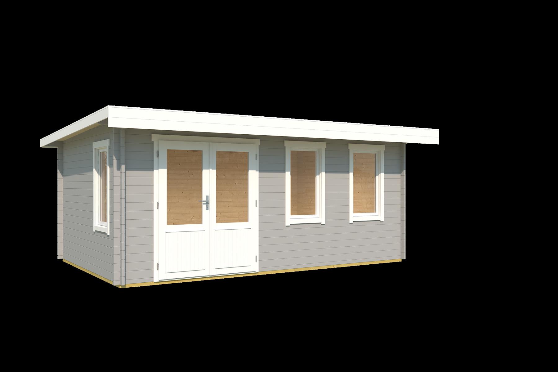 Lasita Maja Baruda 53 Gartenhaus Blockhaus 40 mm, 510 x 330, Lichtgrau Lasita Maja Baruda 53 Gartenhaus Blockhaus 40 mm, 510 x 330, Lichtgrau
