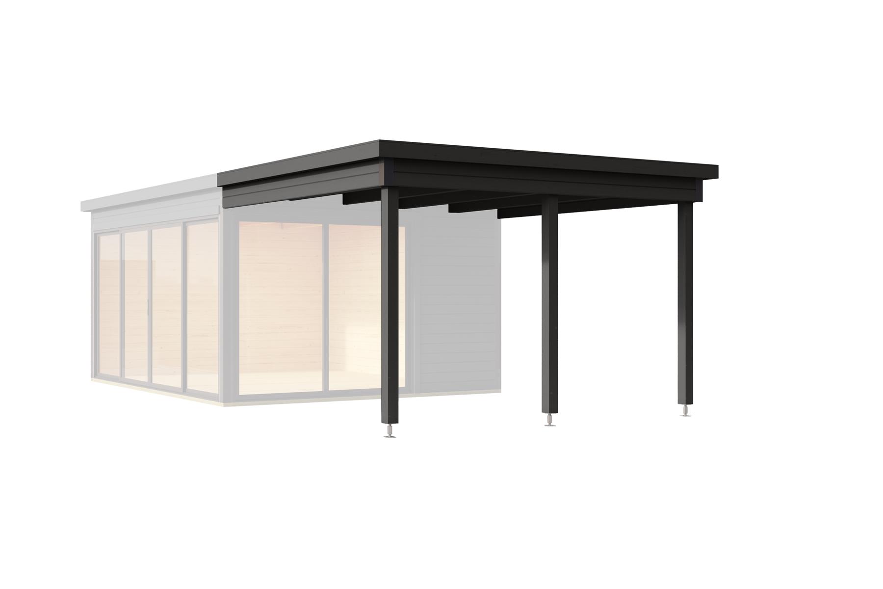 Lasita Maja Domeo 3 Und 4 Dachverlängerung 44 mm, 300 x 322, Carbongrau Lasita Maja Domeo 3 Und 4 Dachverlängerung 44 mm, 300 x 322, Carbongrau