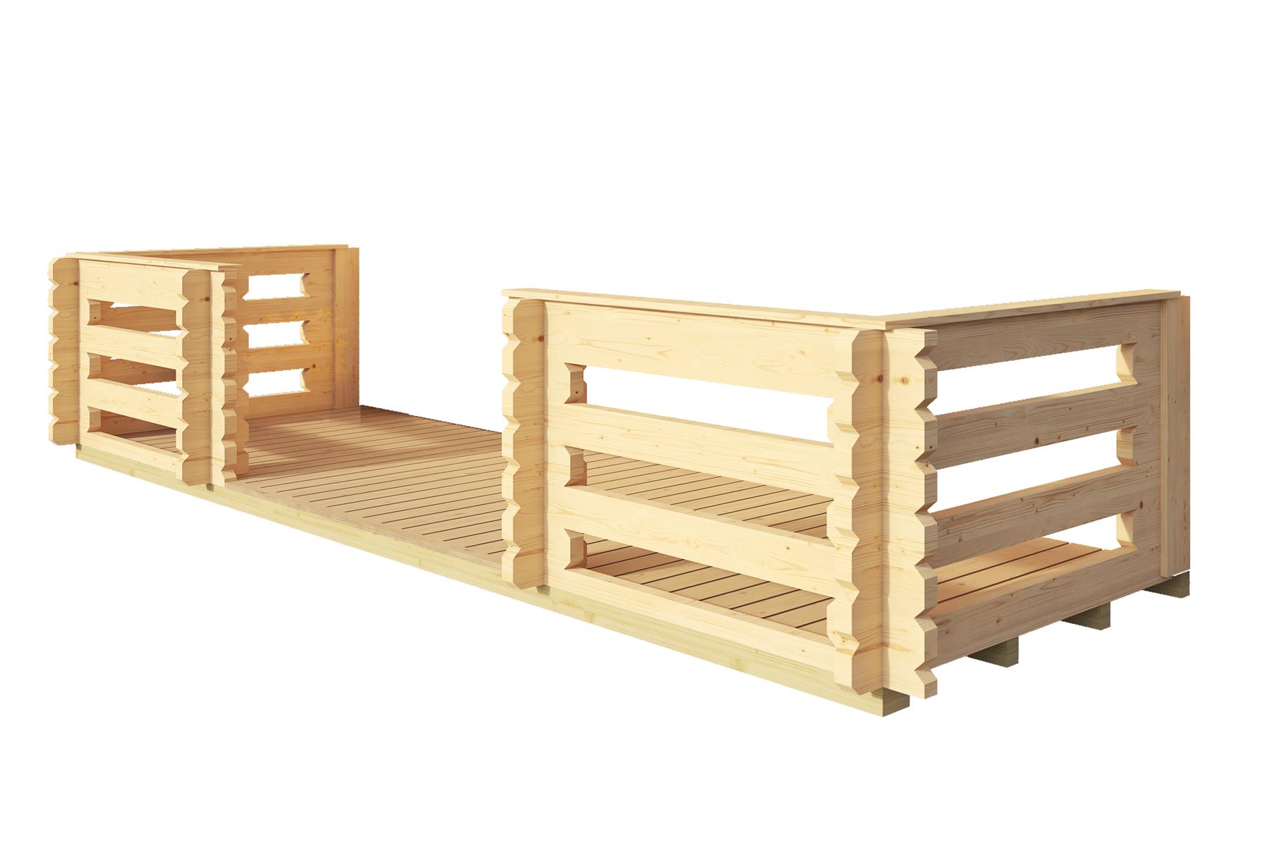 Lasita Maja Terrasse 40 3913 Terrasse 40 mm, 390 x 120, Naturbelassen Lasita Maja Terrasse 40 3913 Terrasse 40 mm, 390 x 120, Naturbelassen