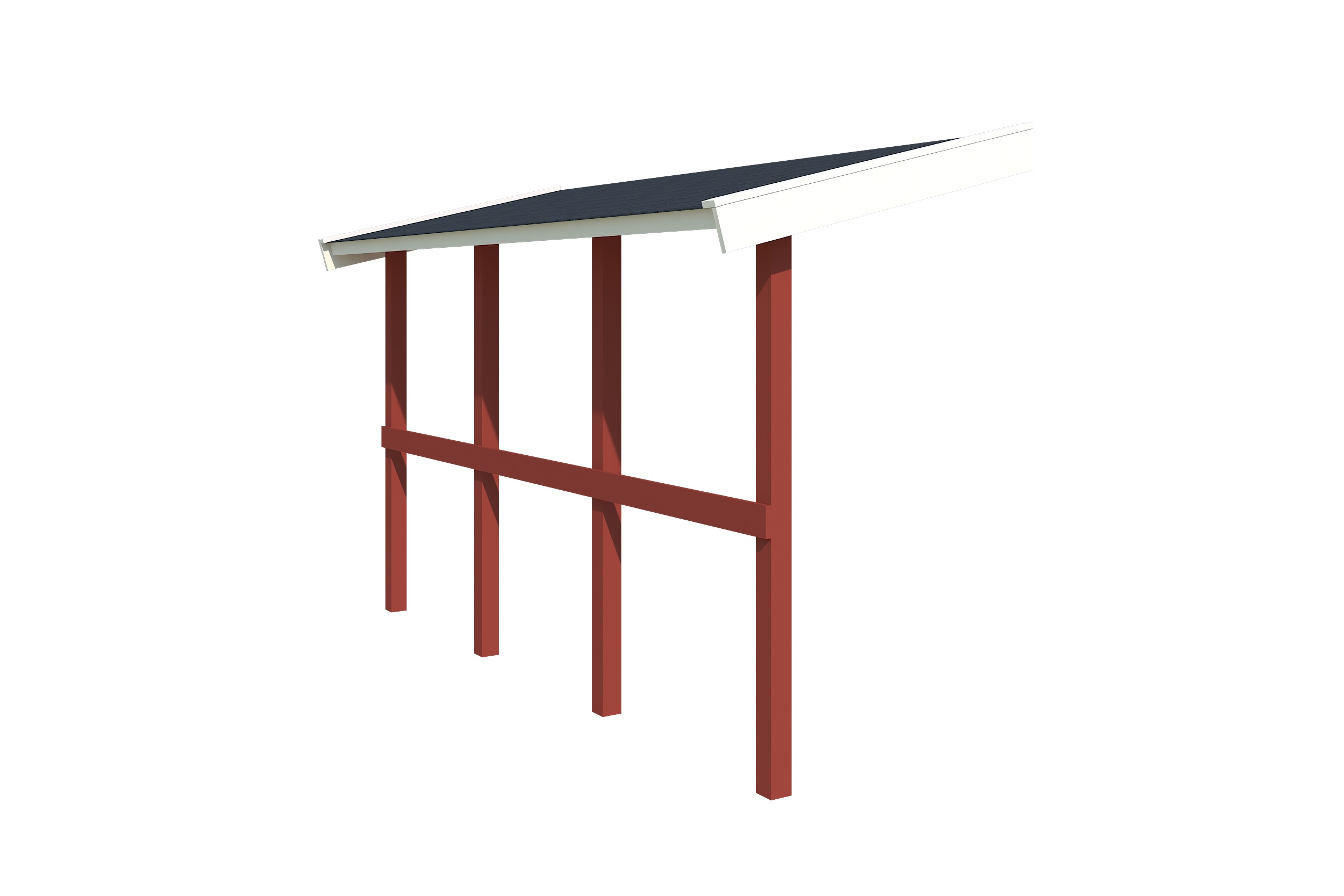 Lasita Maja Schleppdach 90 X 300 Schleppdach 28 mm, 280x900, Schwedenrot Lasita Maja Schleppdach 90 X 300 Schleppdach 28 mm, 280x900, Schwedenrot