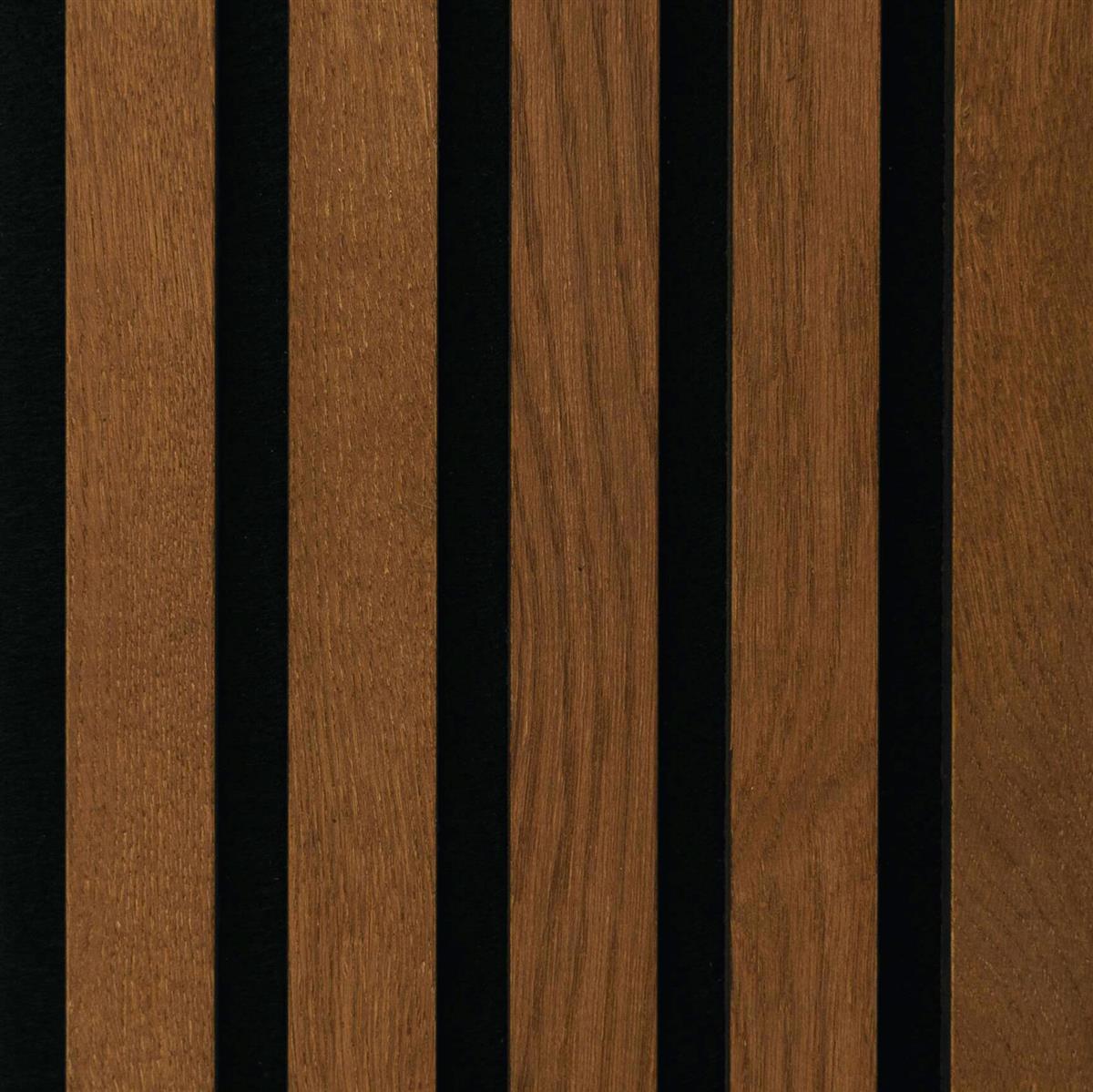 JOKA Paro Akustik Wandpaneele PAS310 240 cm Eiche Braun, schwarzes Vlies - geölt Echtholzpaneel JOKA Paro Akustik Wandpaneele PAS310 240 cm Eiche Braun, schwarzes Vlies - geölt Echtholzpaneel