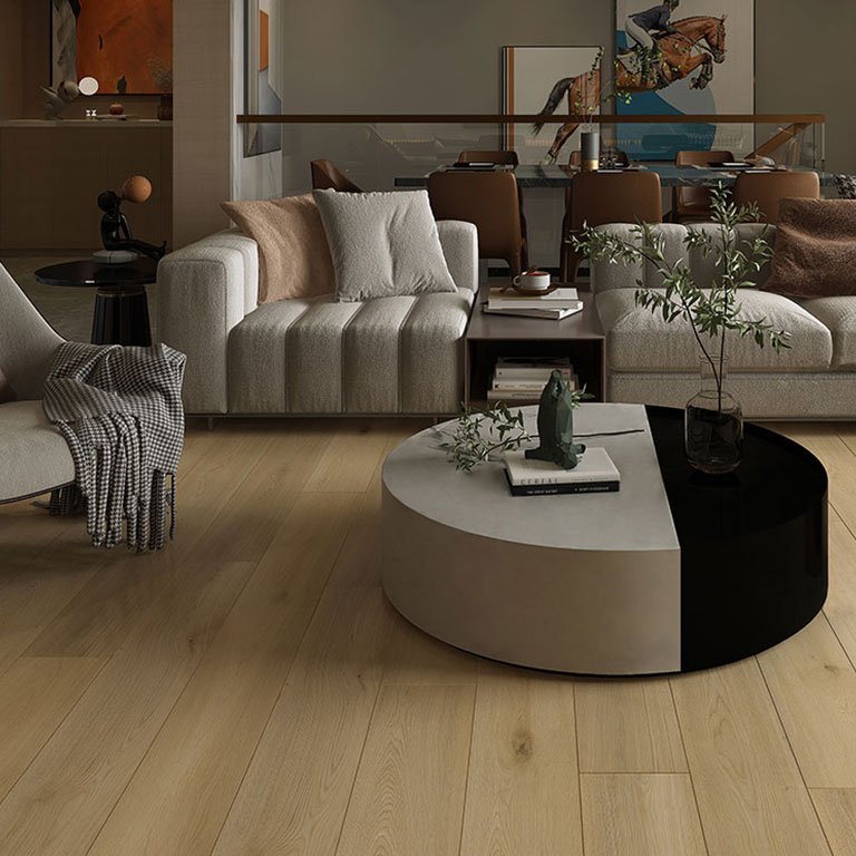 Klick-Vinyl inkl. Trittschall CHECK one Diele | 2472 Morbach Eiche Klick-Vinyl inkl. Trittschall CHECK one Diele | 2472 Morbach Eiche