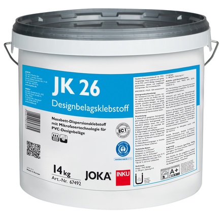 JOKA JK 26 Designbelagsklebstoff Vinyl Kleber, Designbelag Kleber 14Kg #67492 JOKA JK 26 Designbelagsklebstoff Vinyl Kleber, Designbelag Kleber 14Kg #67492