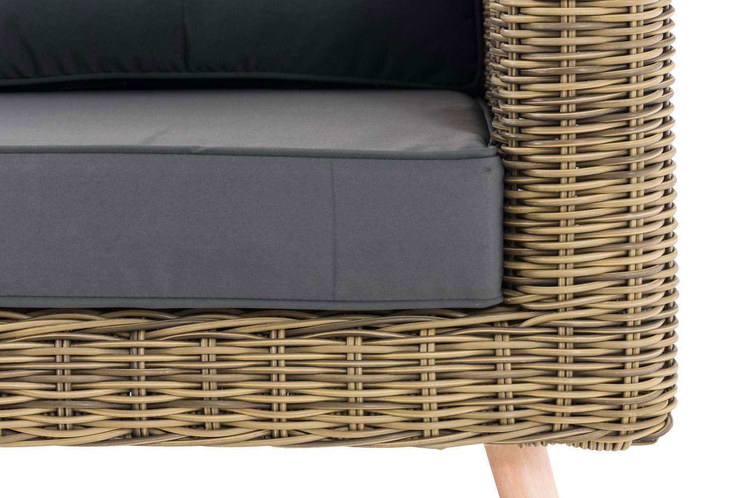 2er Sofa Molde mit Fußhocker Rundrattan natura 40 cm (Hellbraun) 2er Sofa Molde mit Fußhocker Rundrattan natura 40 cm (Hellbraun)